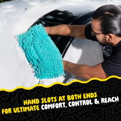 Big Noodle Grip & Glide Two Handed Wash Mitt