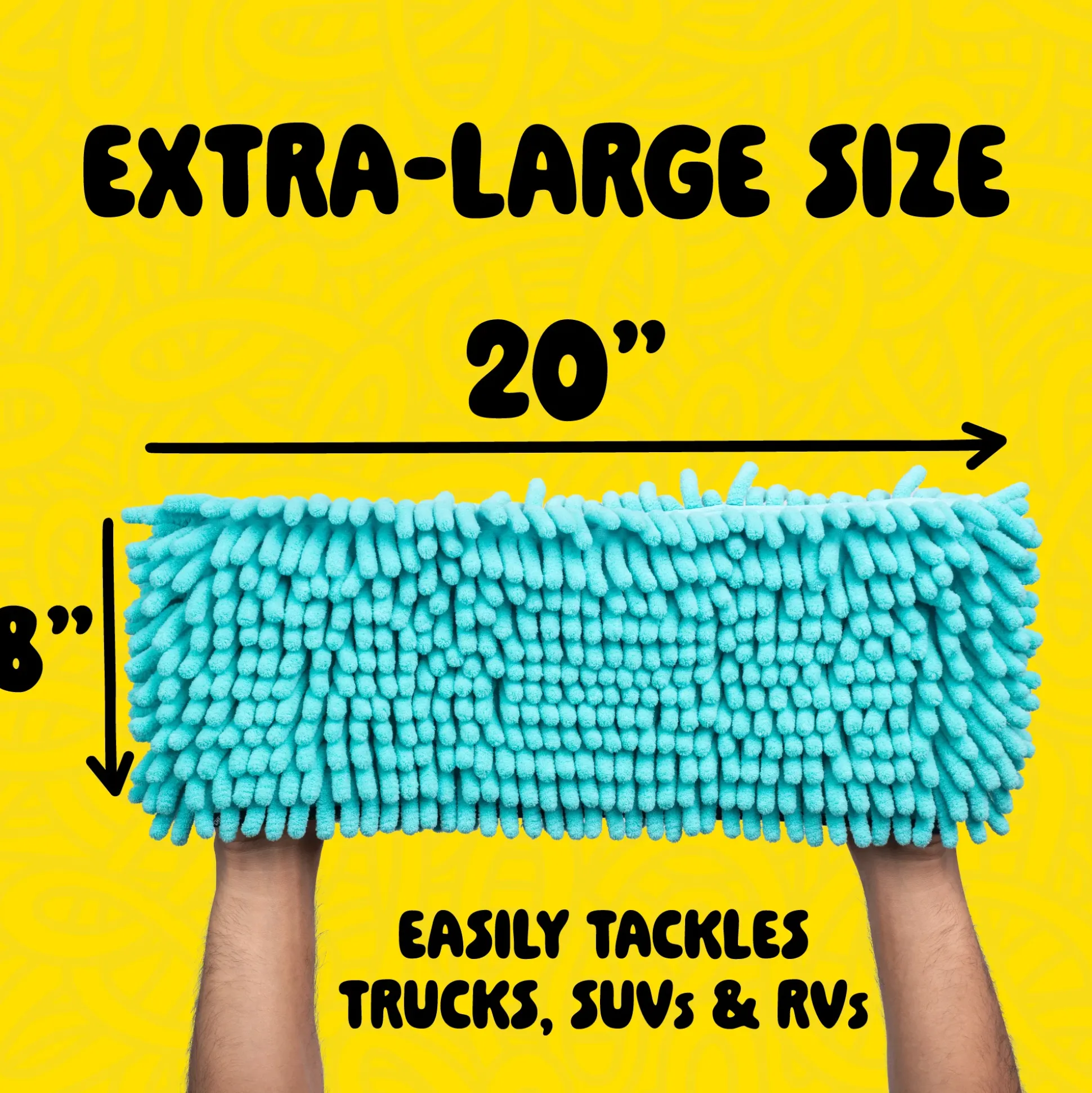 Big Noodle Grip & Glide Two Handed Wash Mitt