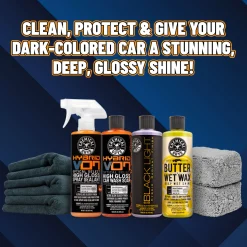 Black Car Care Kit