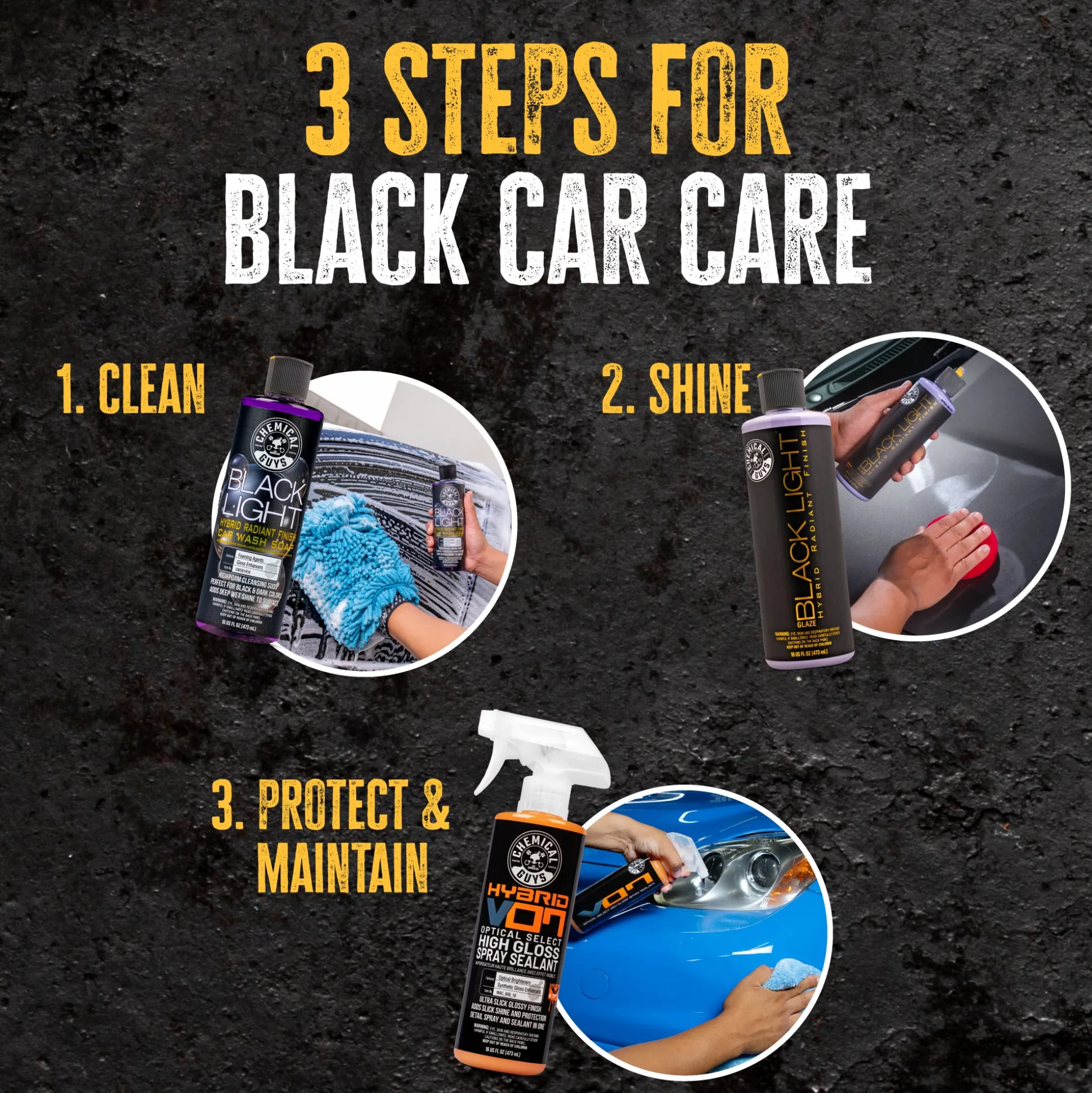 Black Car Care Starter Kit
