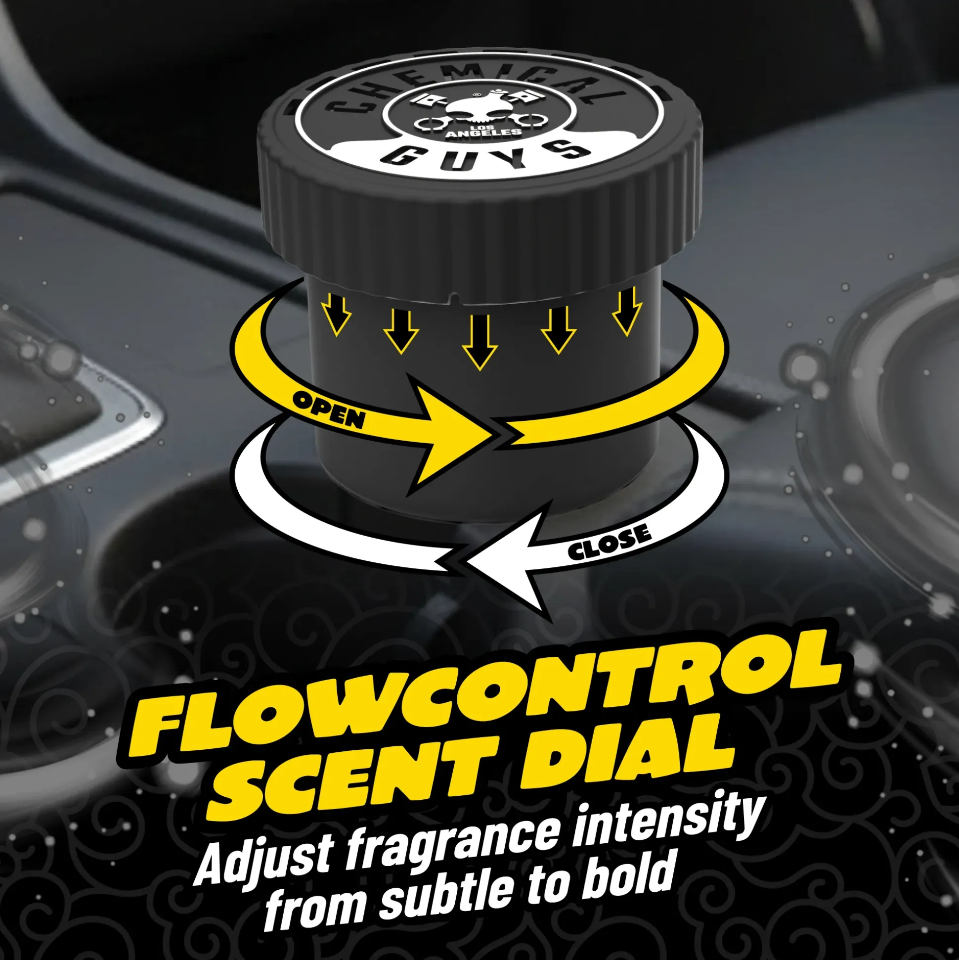 Black Frost Gel Cell Air Freshener