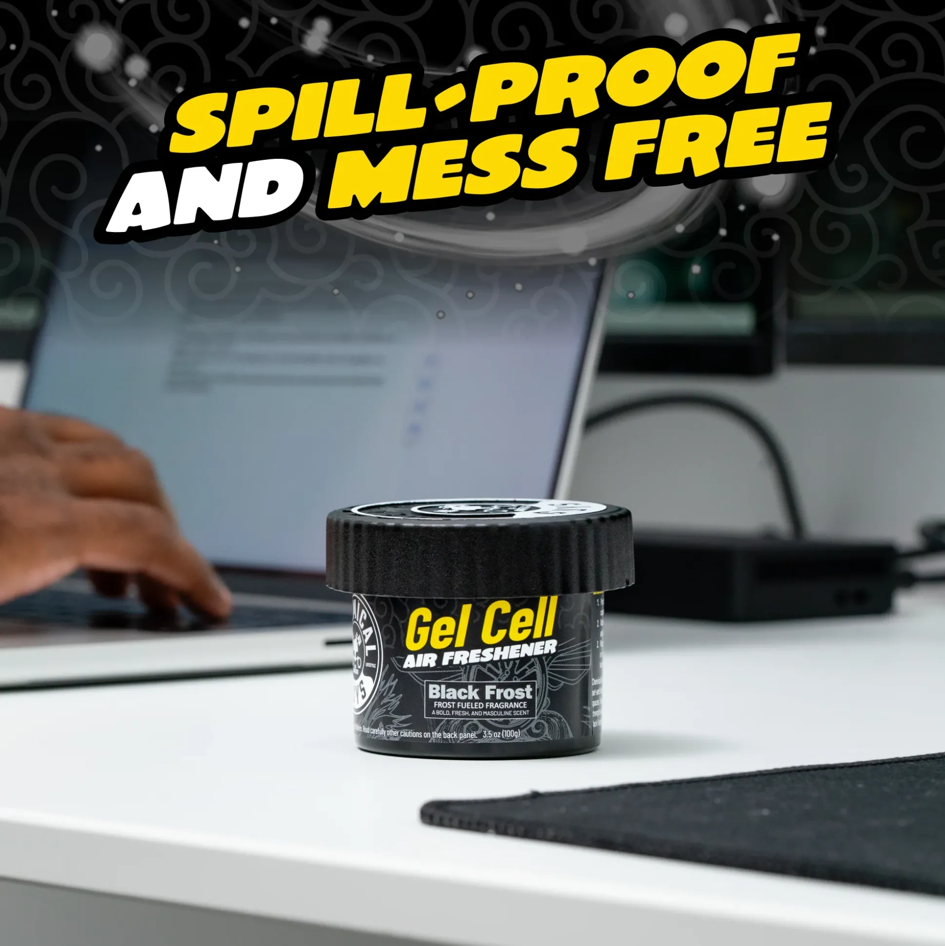 Black Frost Gel Cell Air Freshener