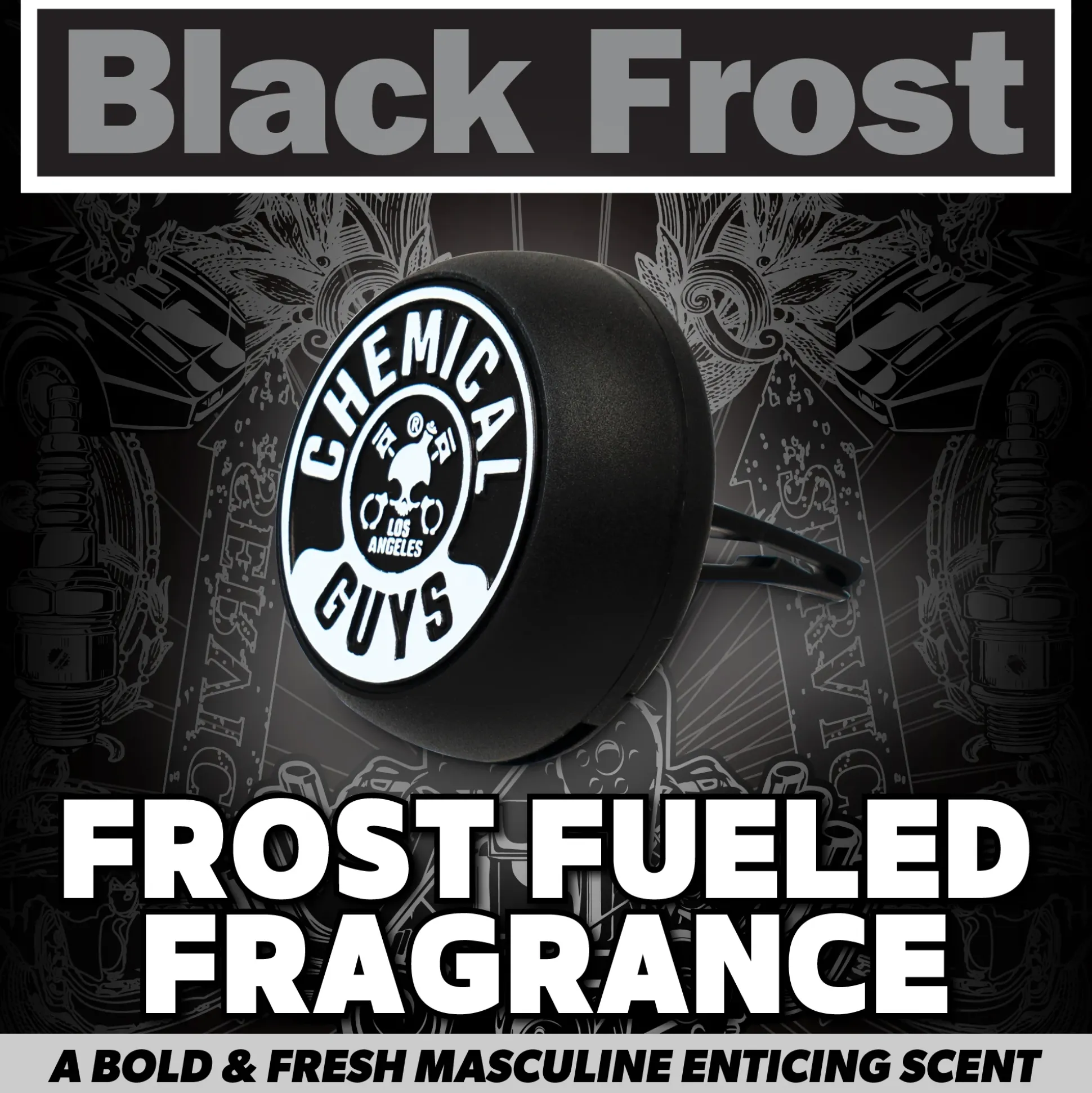 Black Frost Vent Clip Air Freshener
