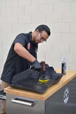 Carpet Brush with Drill Attachment