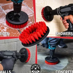 Chemical Guys Spinner Multi-Surface Drill Brush Heavy Duty