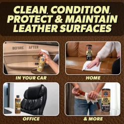 Clean, Condition, & Maintain Leather Care Kit