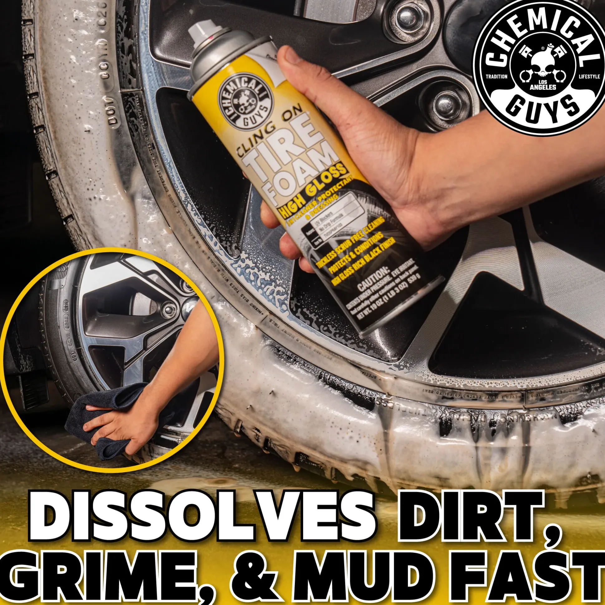Cling On Tire Foam