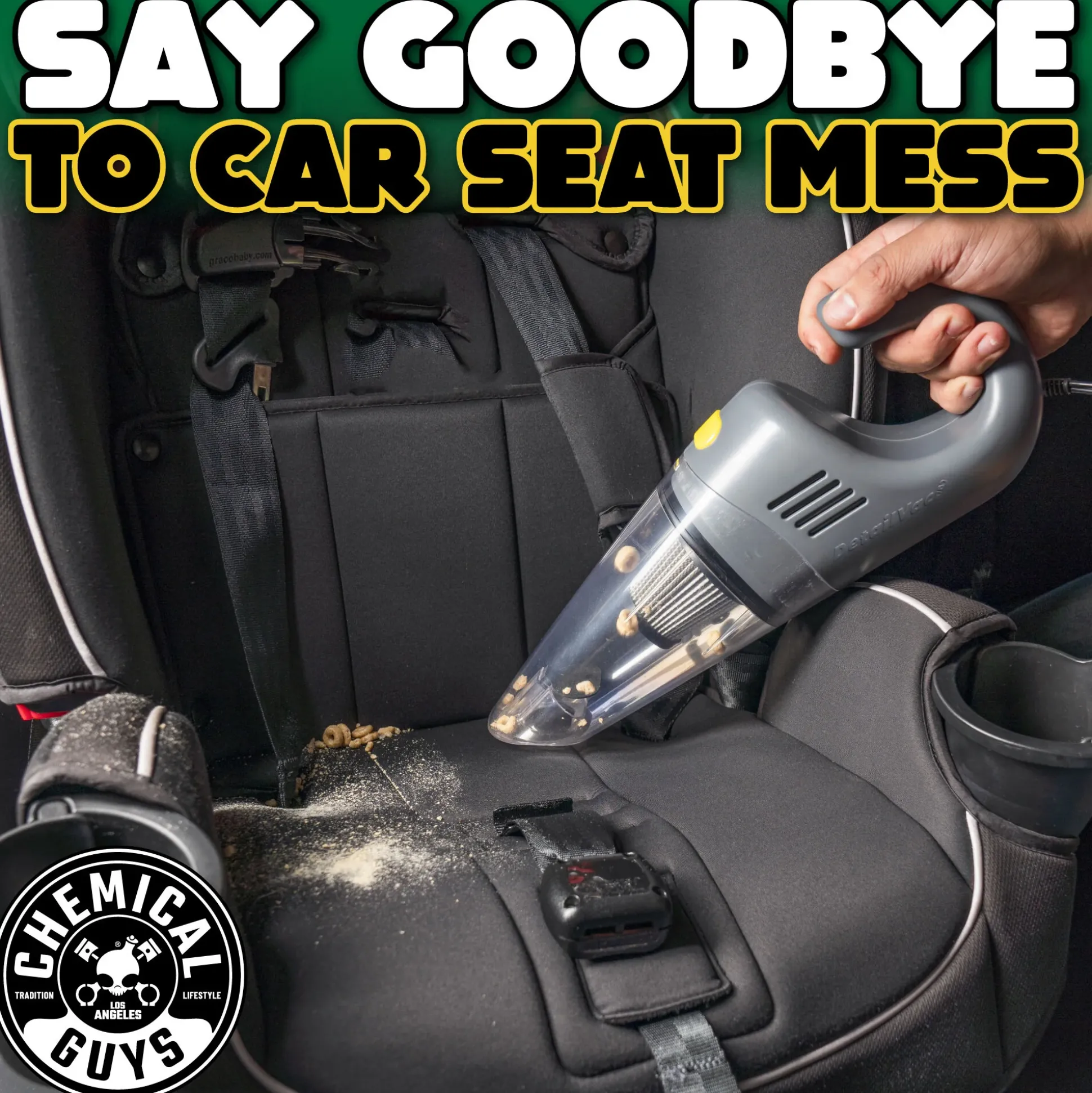 DetailVac Corded Handheld Car Vacuum Cleaner