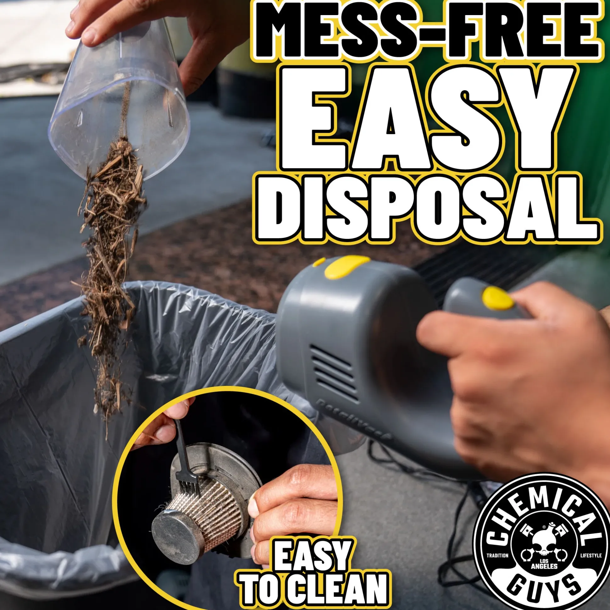 DetailVac Corded Handheld Car Vacuum Cleaner