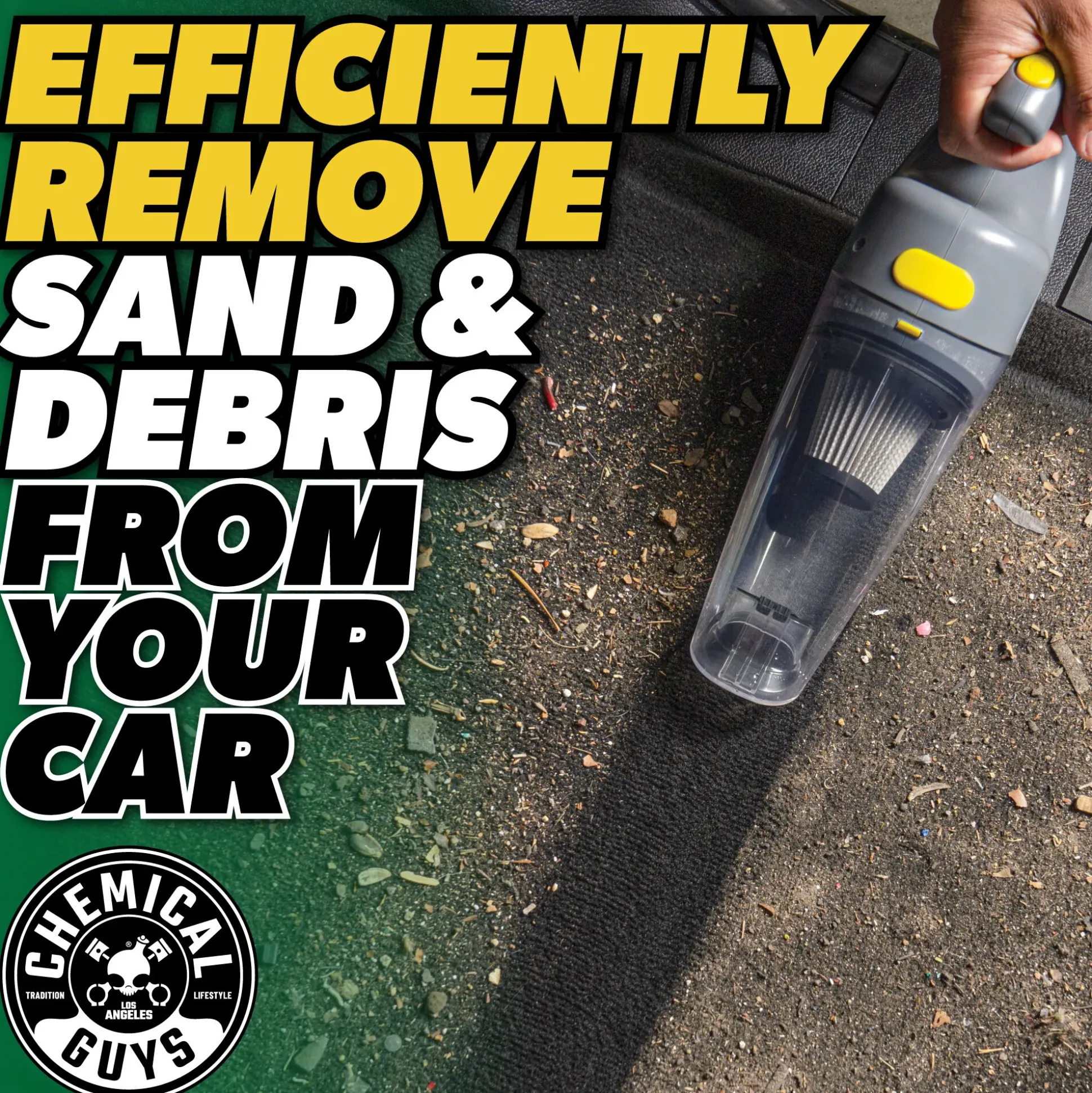 DetailVac Corded Handheld Car Vacuum Cleaner