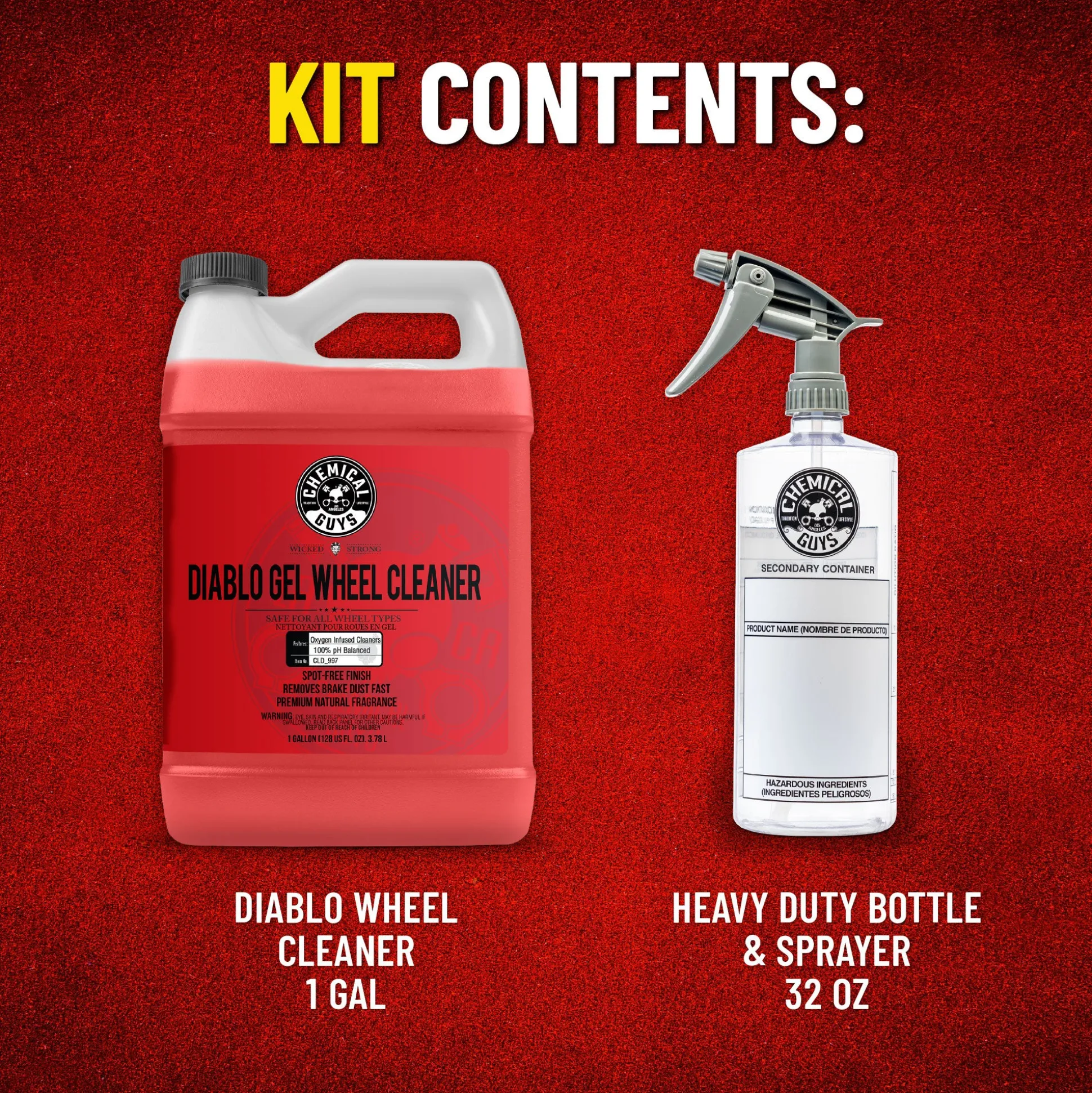 Diablo Wheel Cleaning Concentrate Bundle