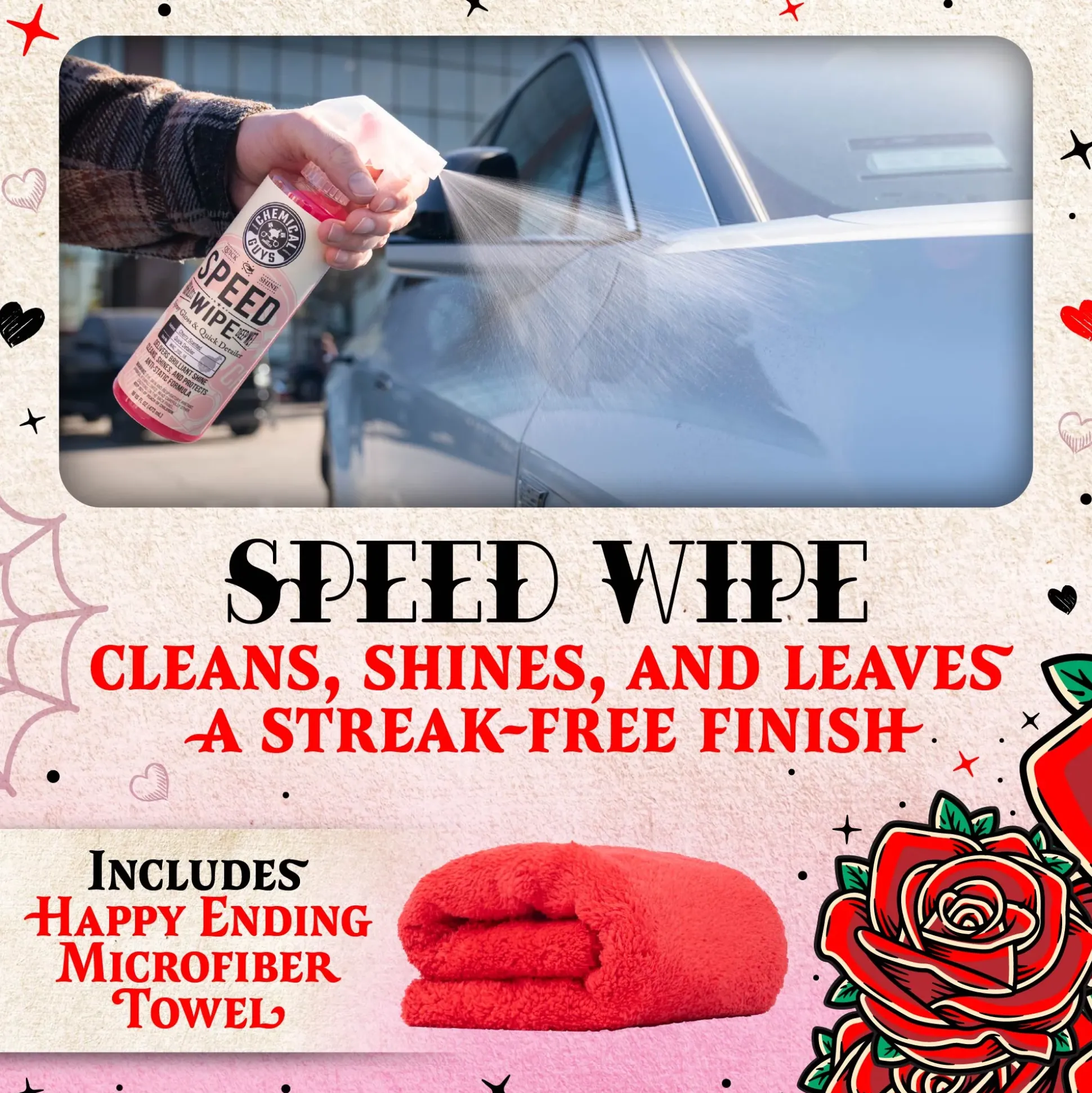 Dozen Roses Clean & Maintain Gift Kit