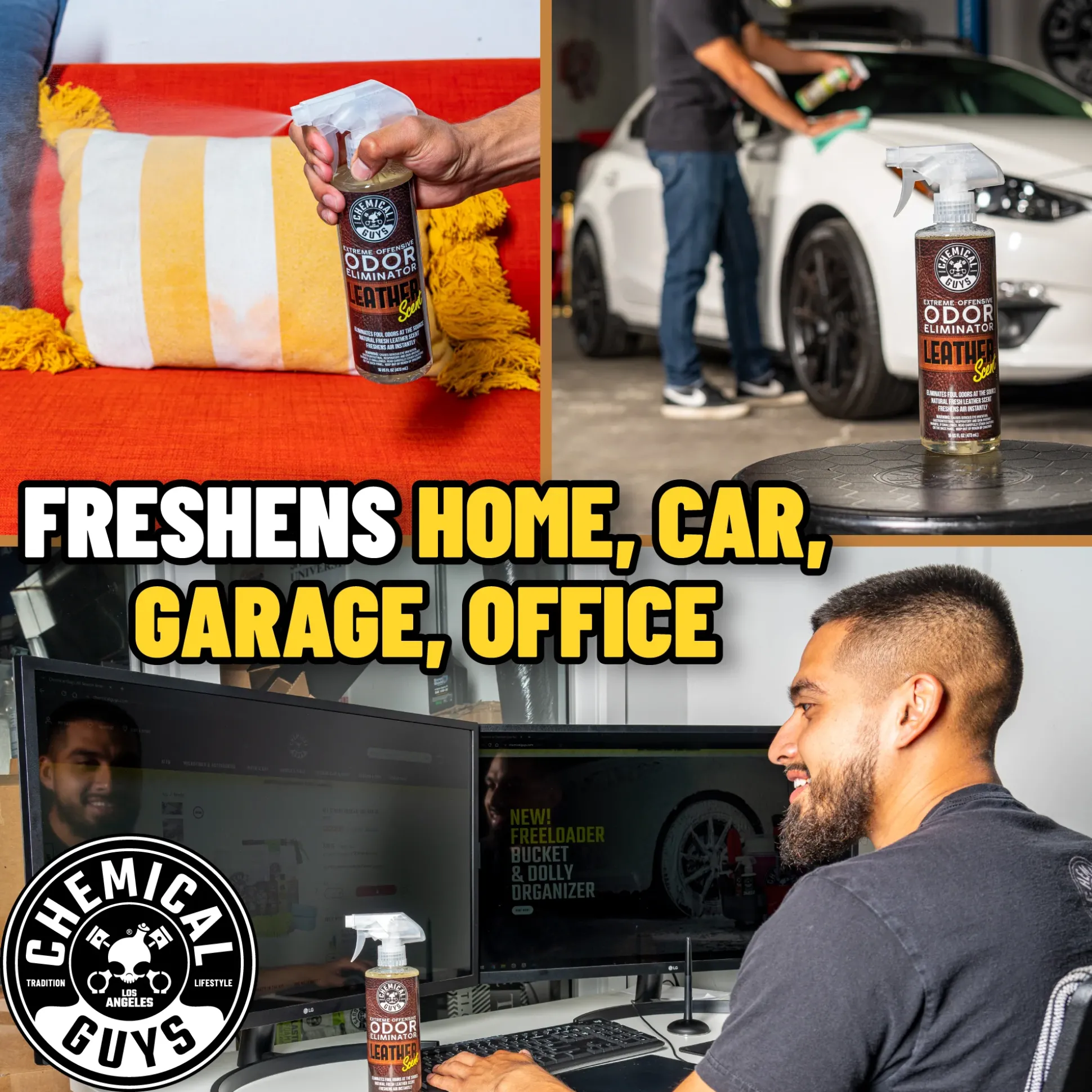 Extreme Offensive Odor Eliminator Leather Scent