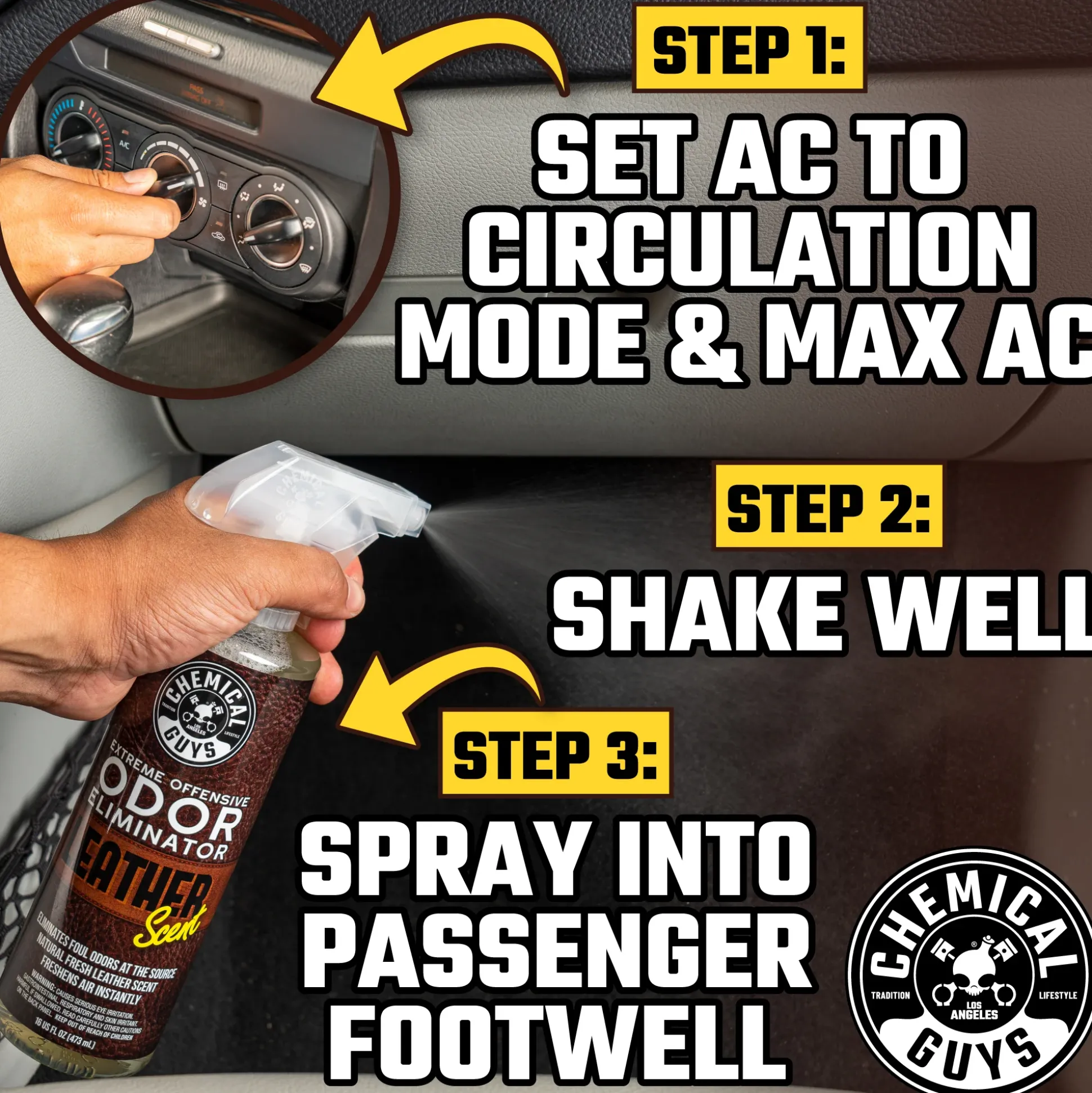 Extreme Offensive Odor Eliminator Leather Scent