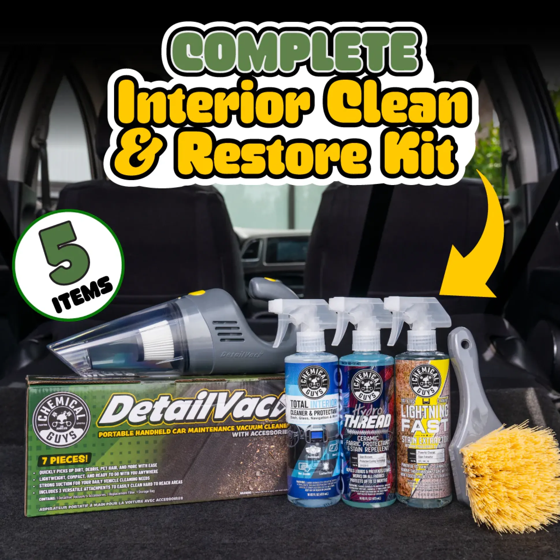 Fabric Interior Clean & Protect Kit