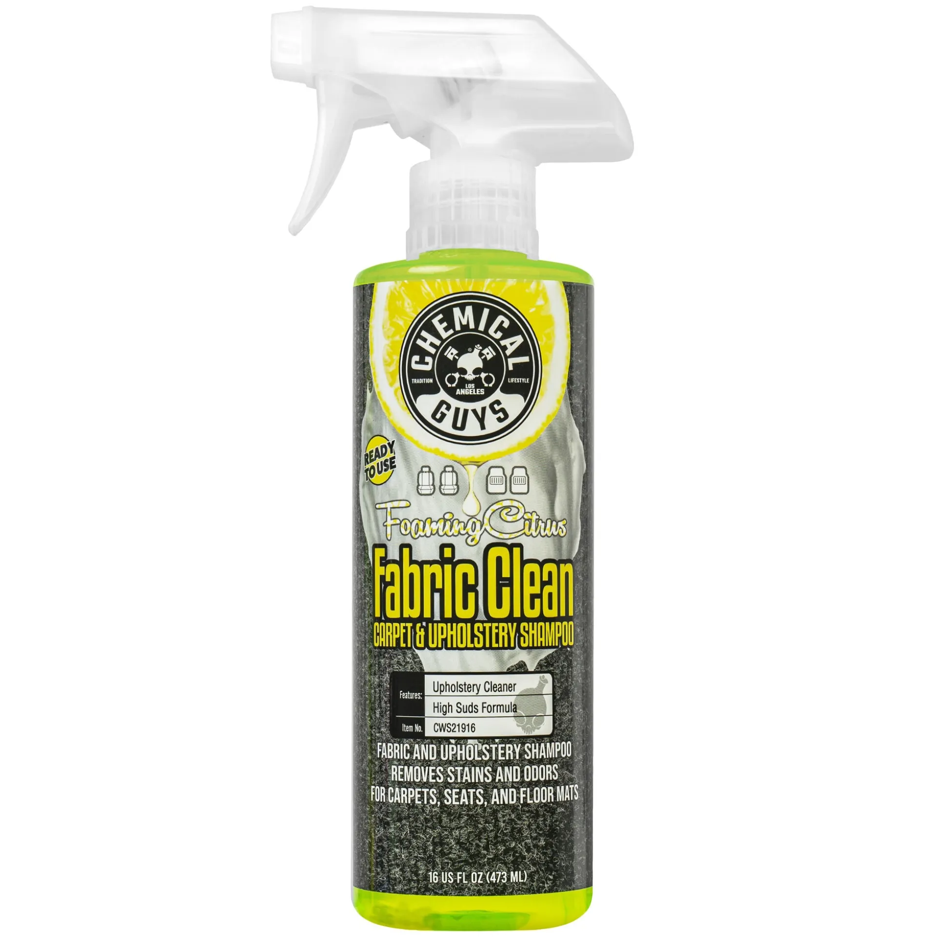 Foaming Citrus Fabric Clean Carpet & Upholstery Shampoo