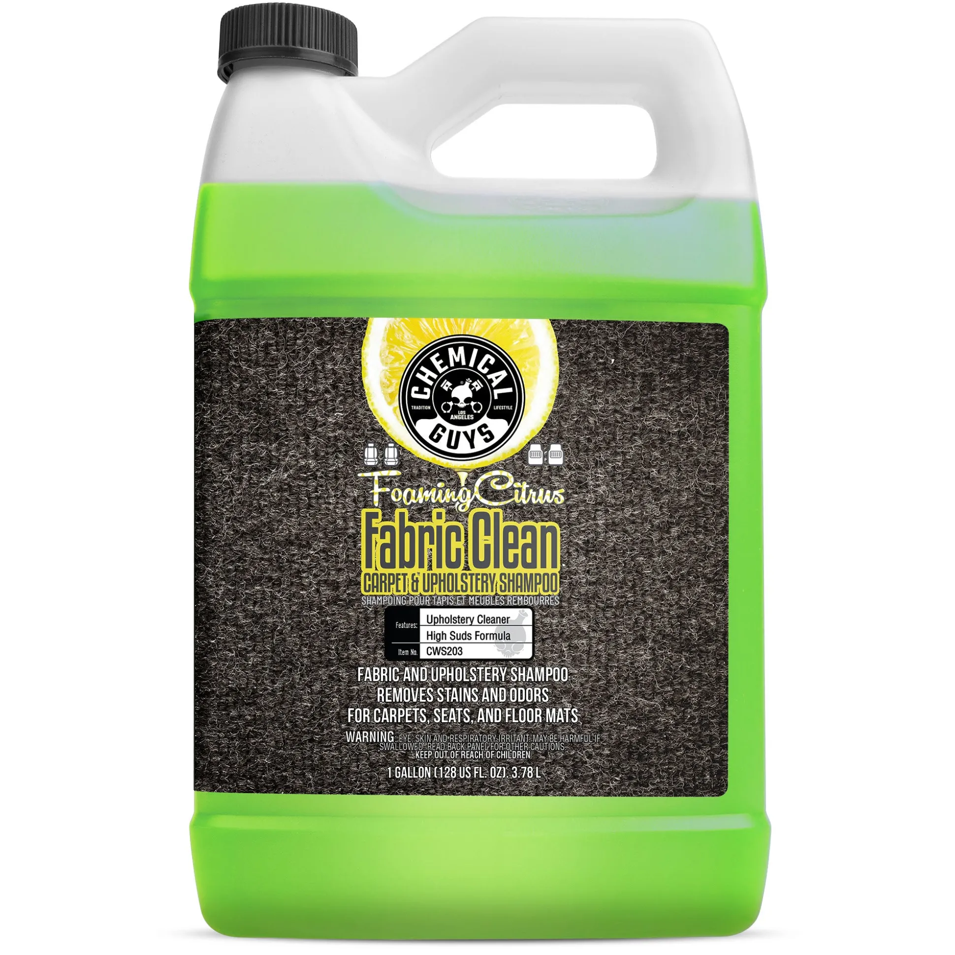 Foaming Citrus Fabric Clean Carpet & Upholstery Shampoo