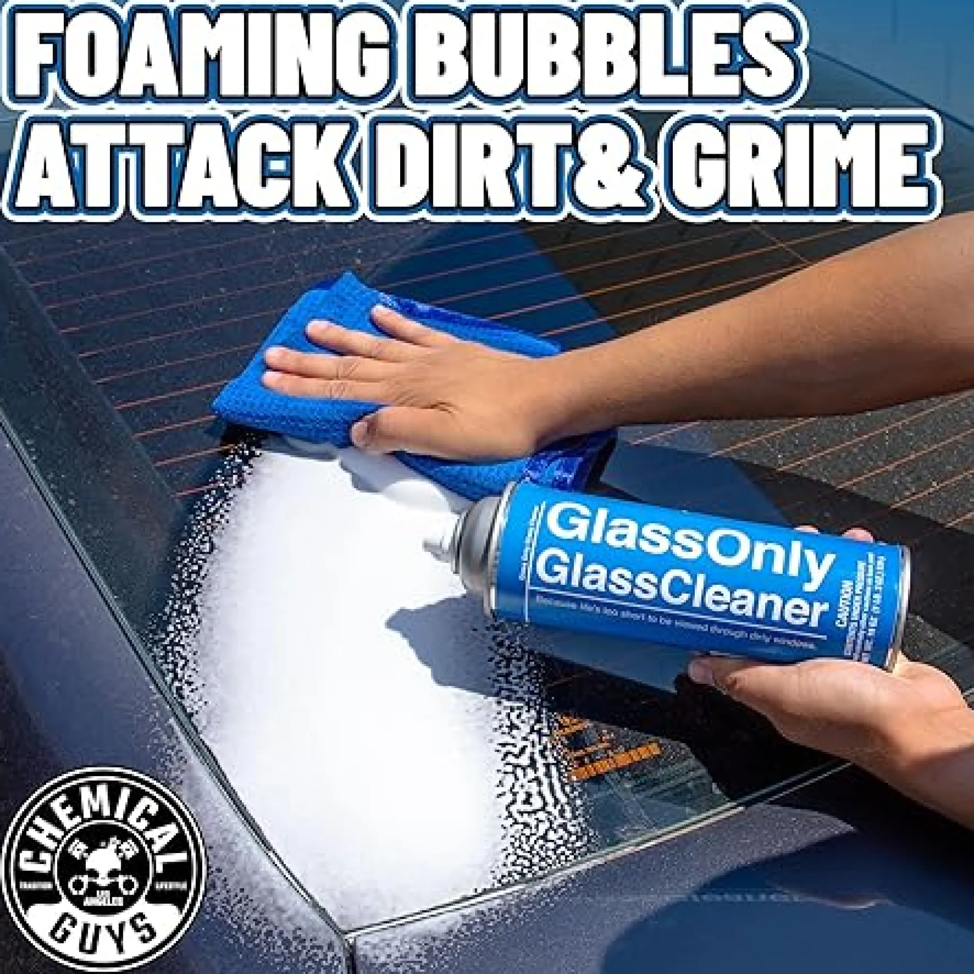 Glass Only Easy to Use Foaming Aerosol Cleaner Spray