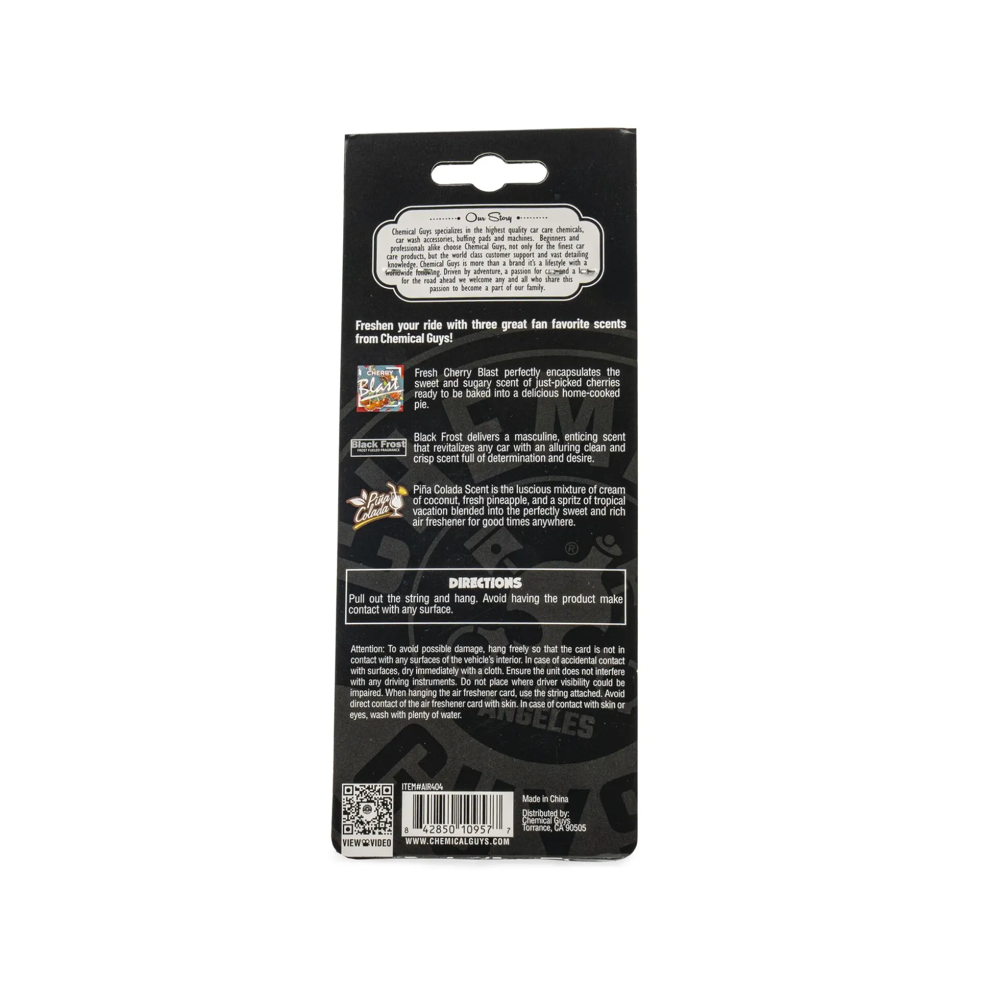 Hanging Air Freshener Assorted 3-Pack
