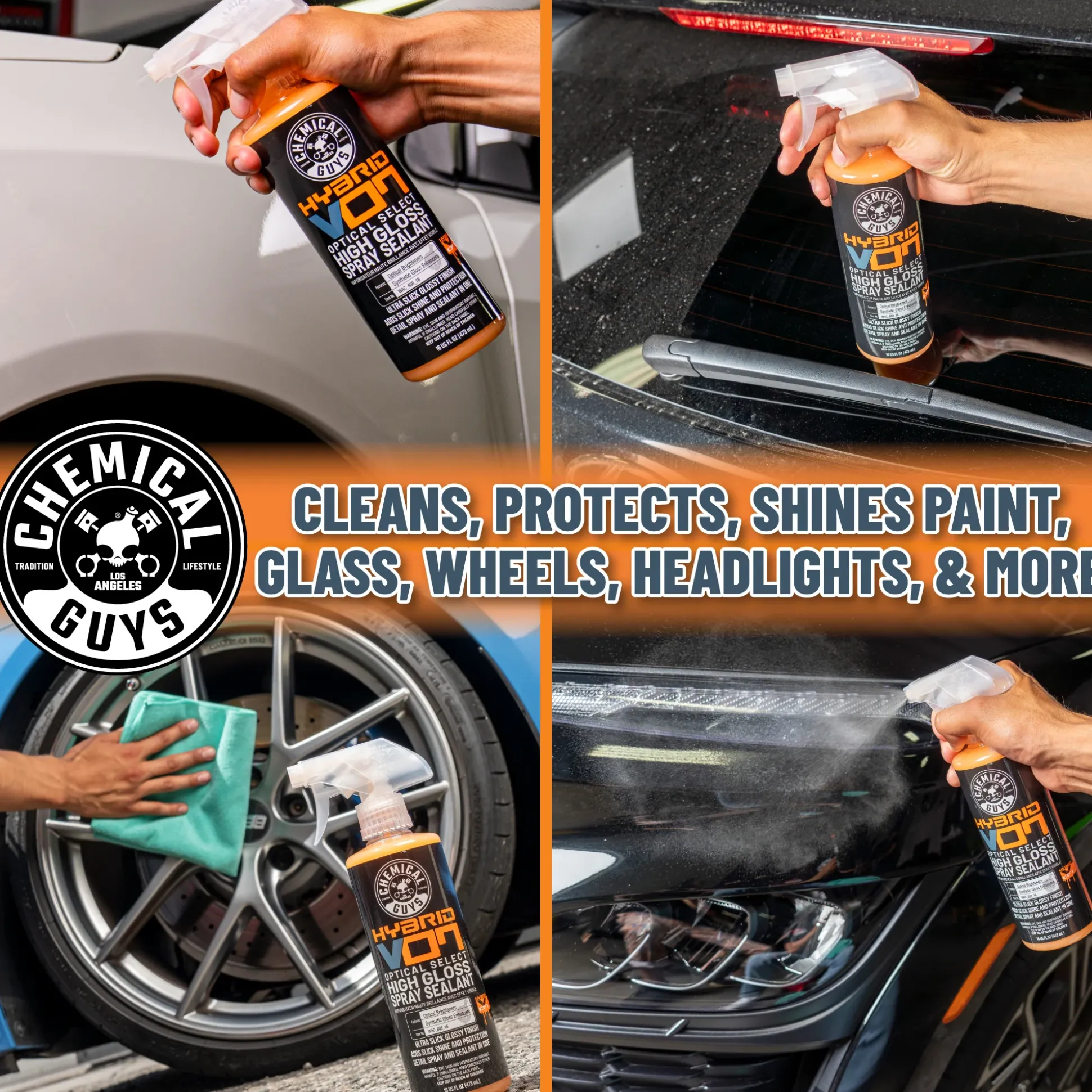 Hybrid V07 Optical Select High Gloss Spray Sealant And Quick Detail Spray
