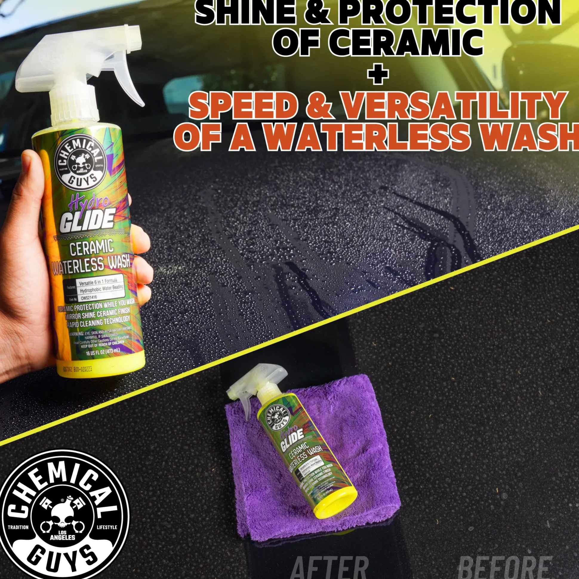 HydroGlide Ceramic Waterless Wash
