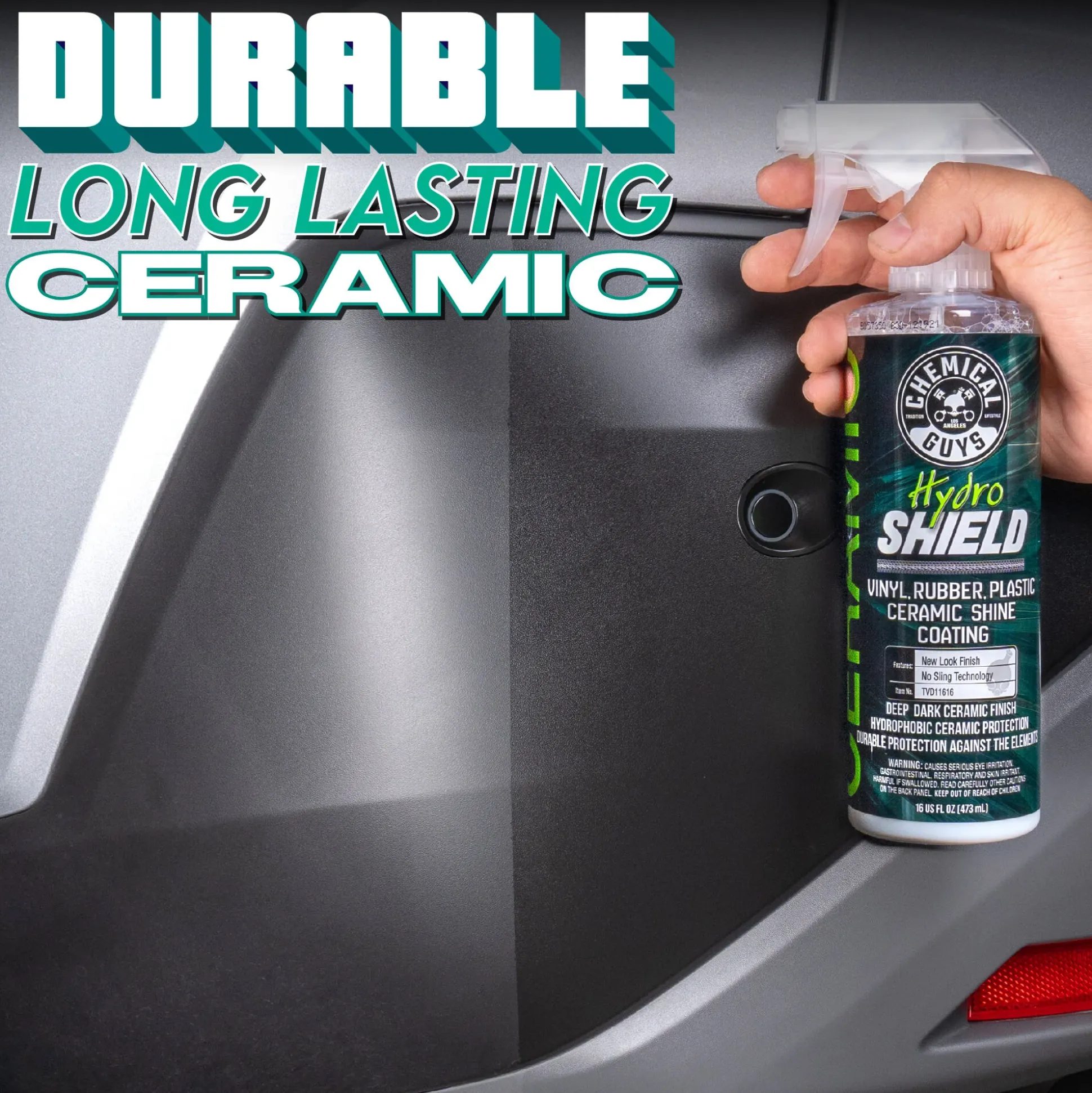HydroShield Vinyl, Rubber, Plastic Ceramic Shine Coating