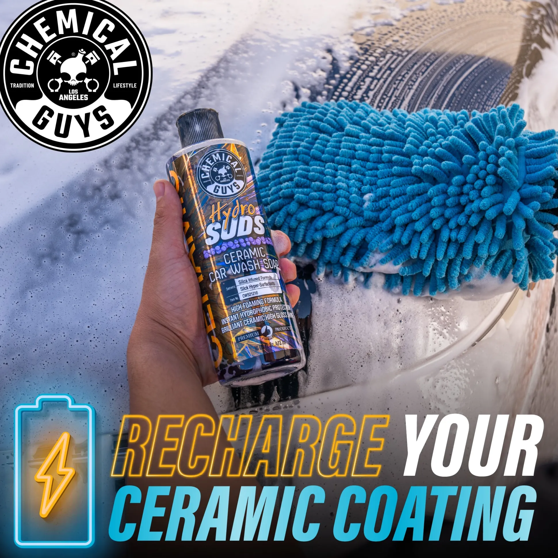 HydroSuds Ceramic Car Wash Soap