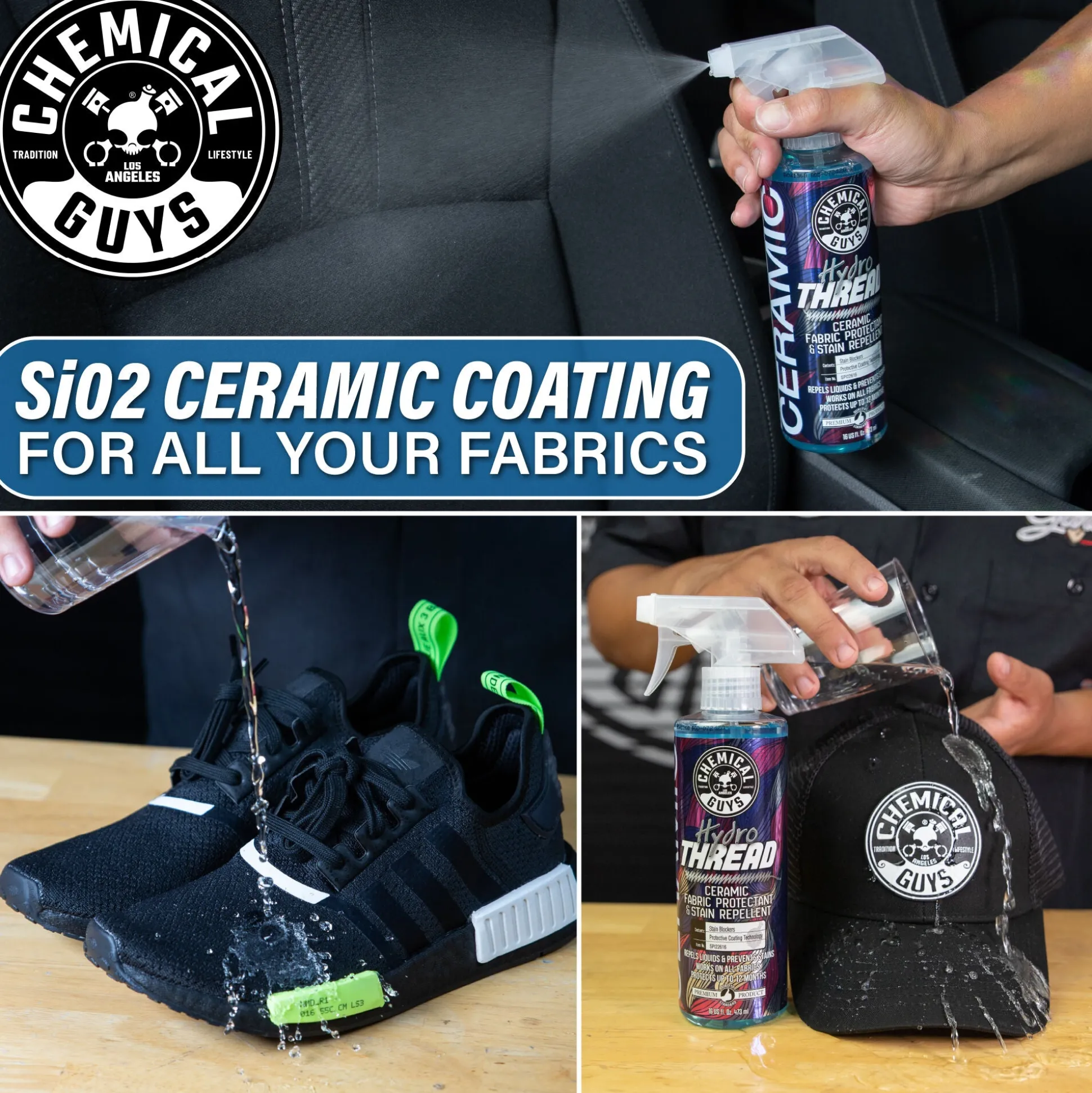 HydroThread Ceramic Fabric Protectant & Stain Repellent