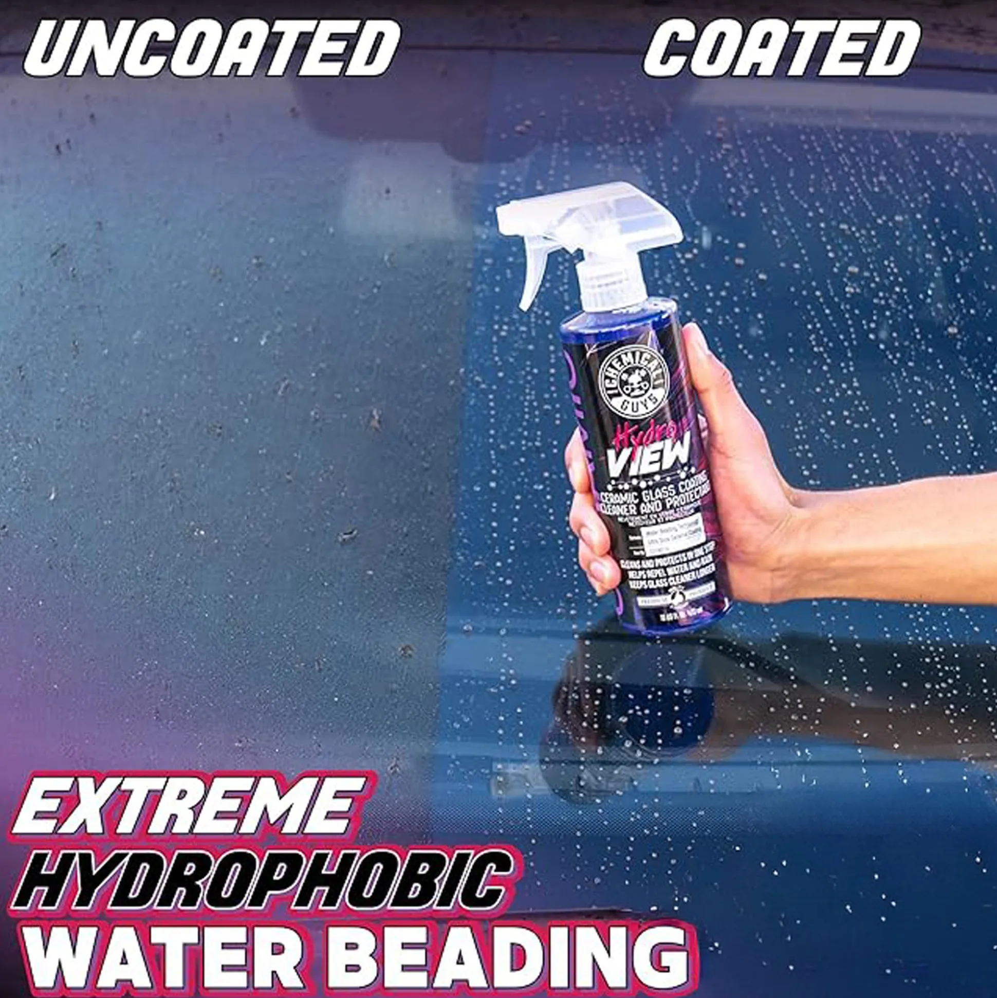 HydroView Ceramic Glass Cleaner & Coating
