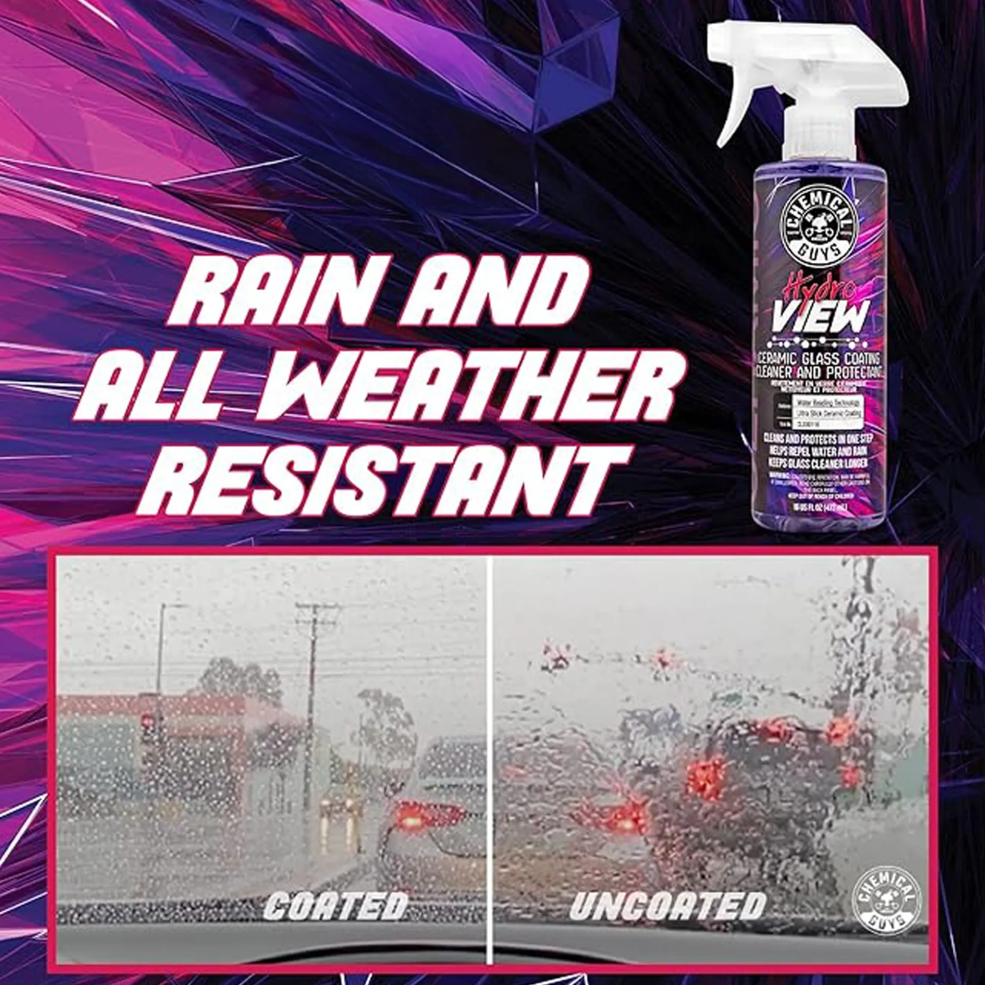 HydroView Ceramic Glass Cleaner & Coating