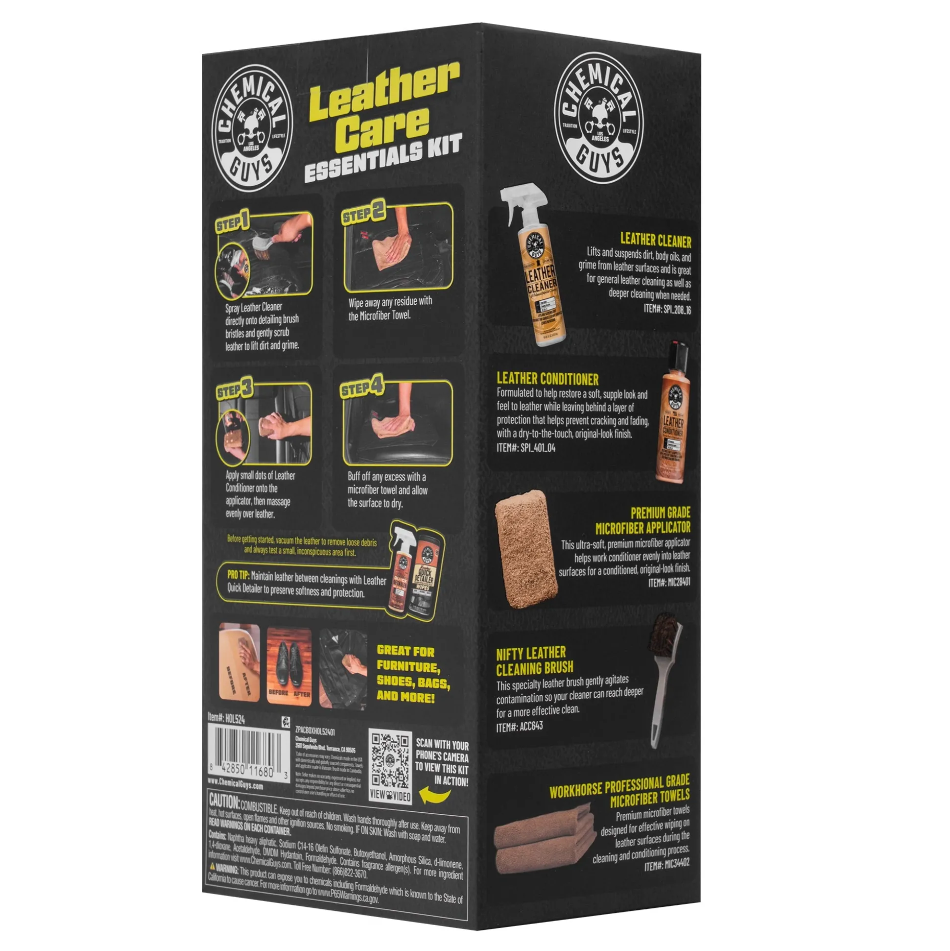 Leather Care Essentials Kit