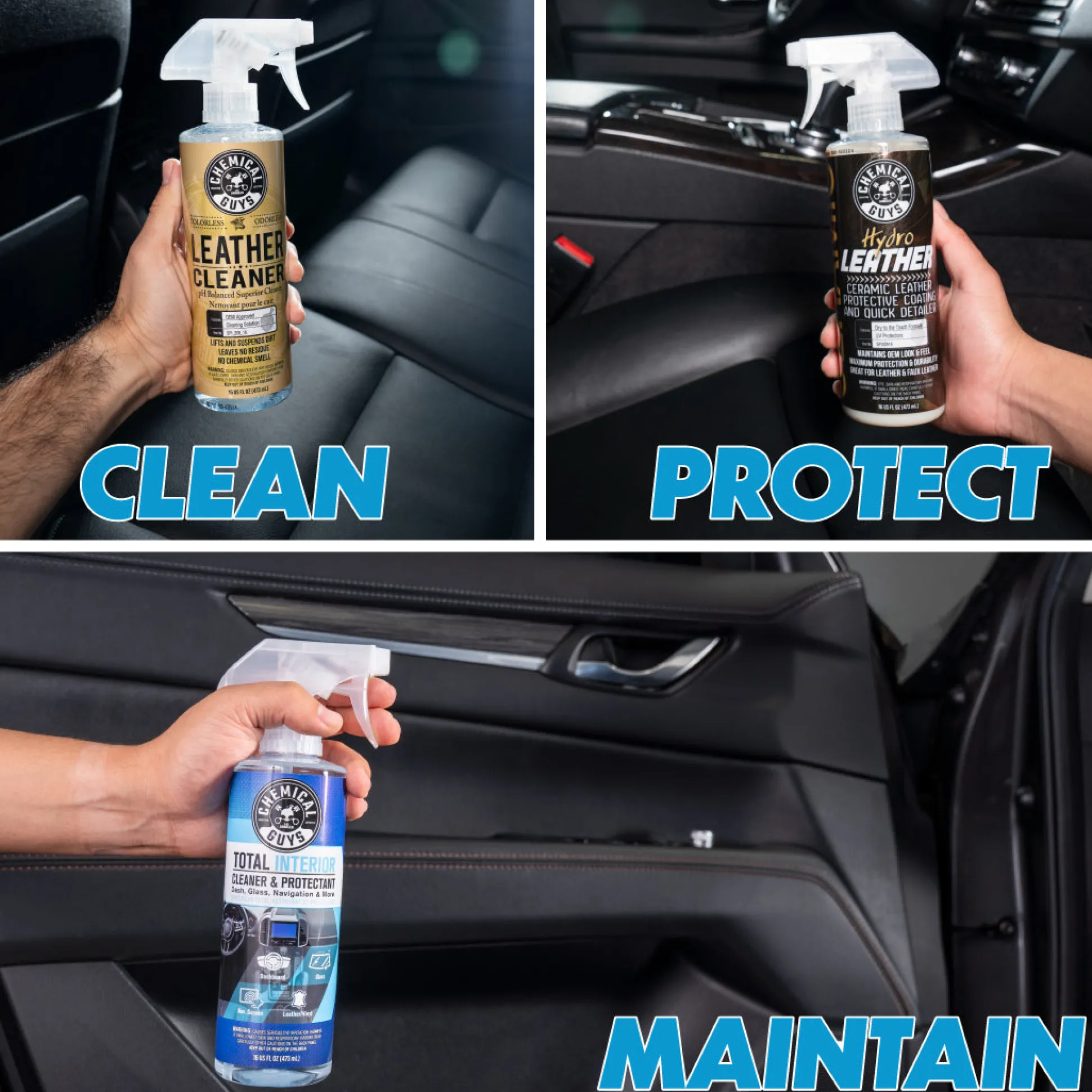 Leather Interior Clean & Protect Kit
