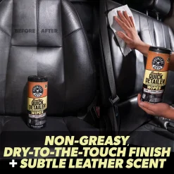 Leather Quick Detailer Canister Wipes