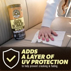 Leather Quick Detailer Wipes 3-Pack Kit