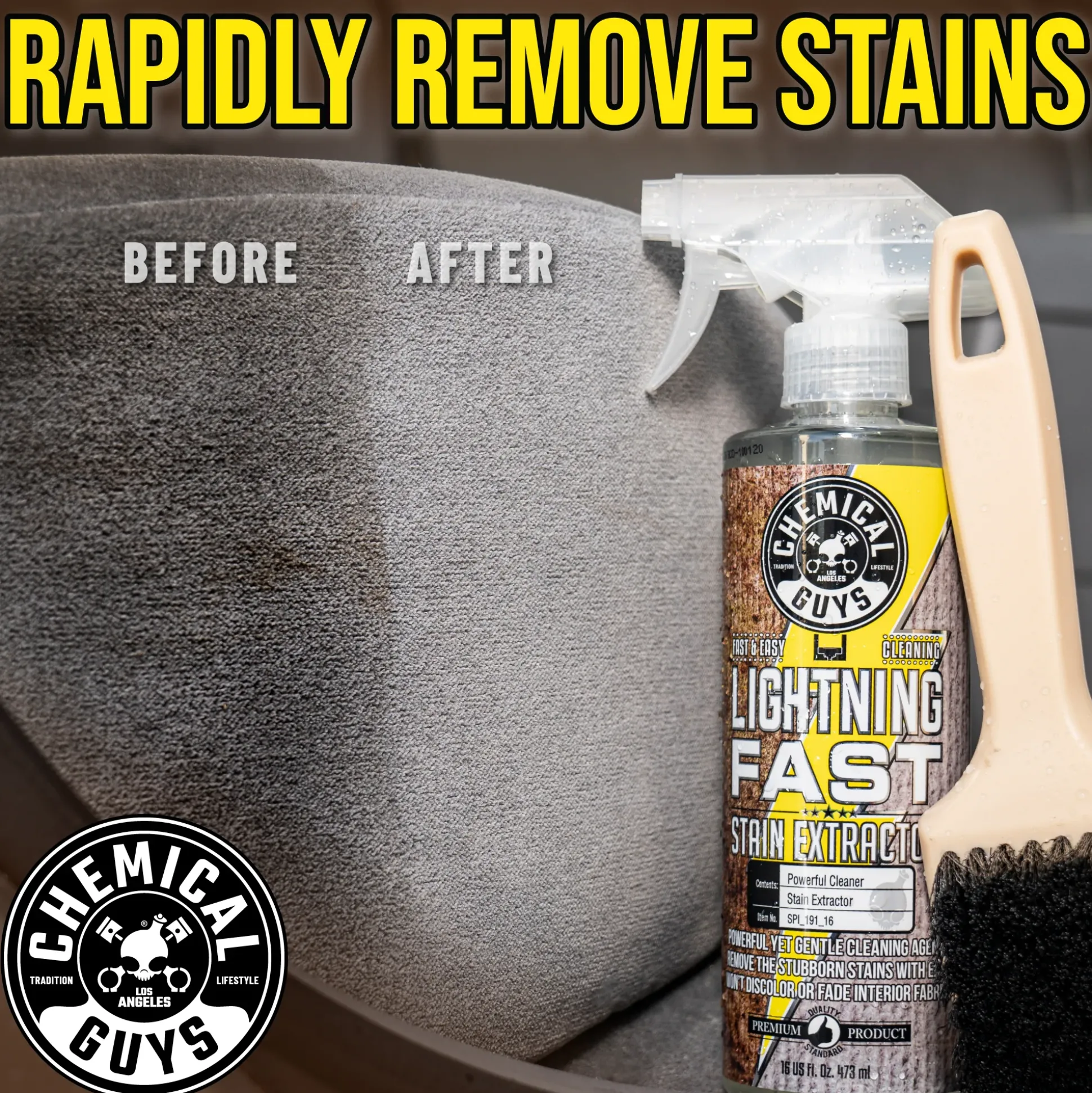 Lightning Fast Stain Extractor for Fabric