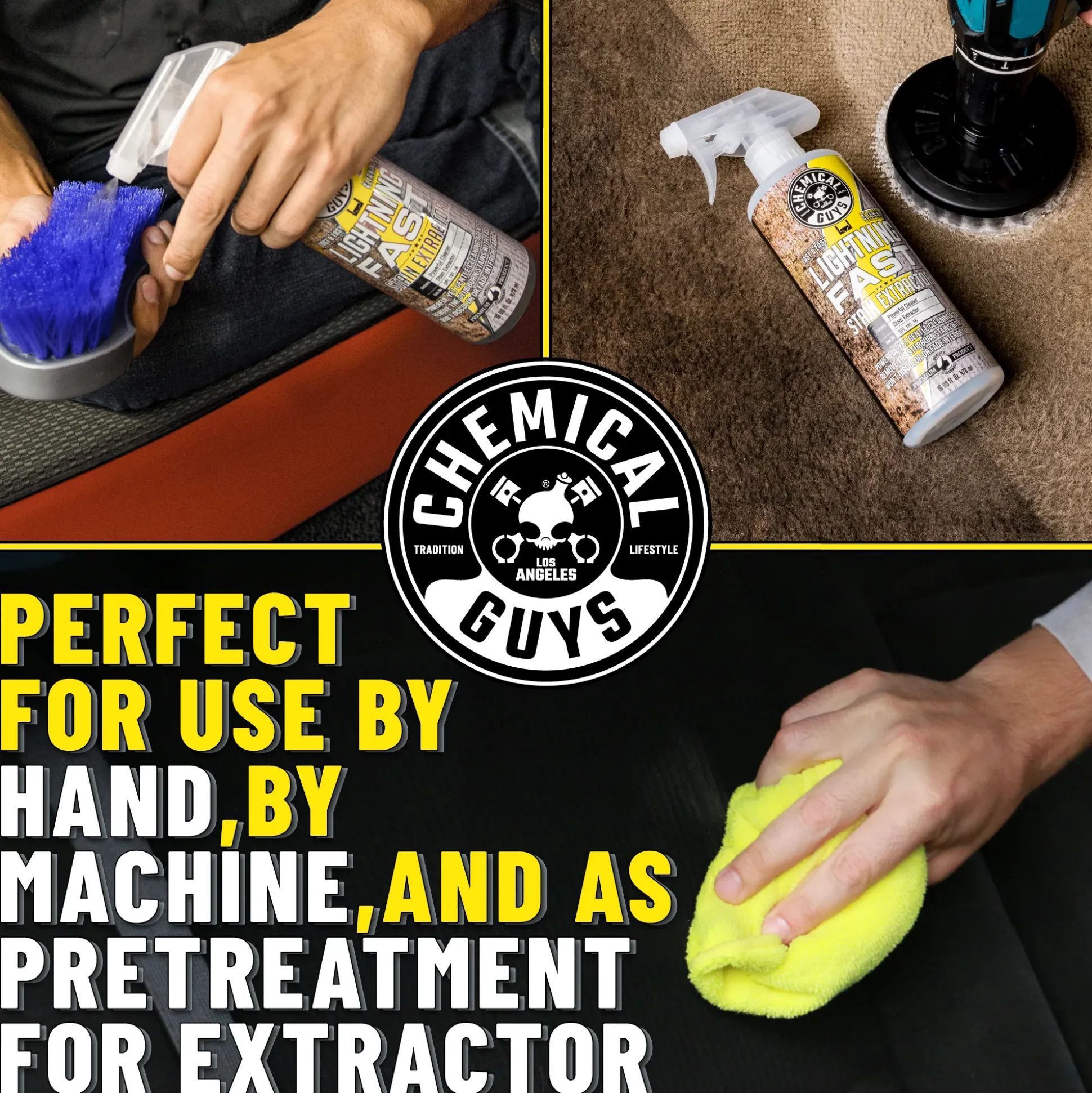Lightning Fast Stain Extractor for Fabric