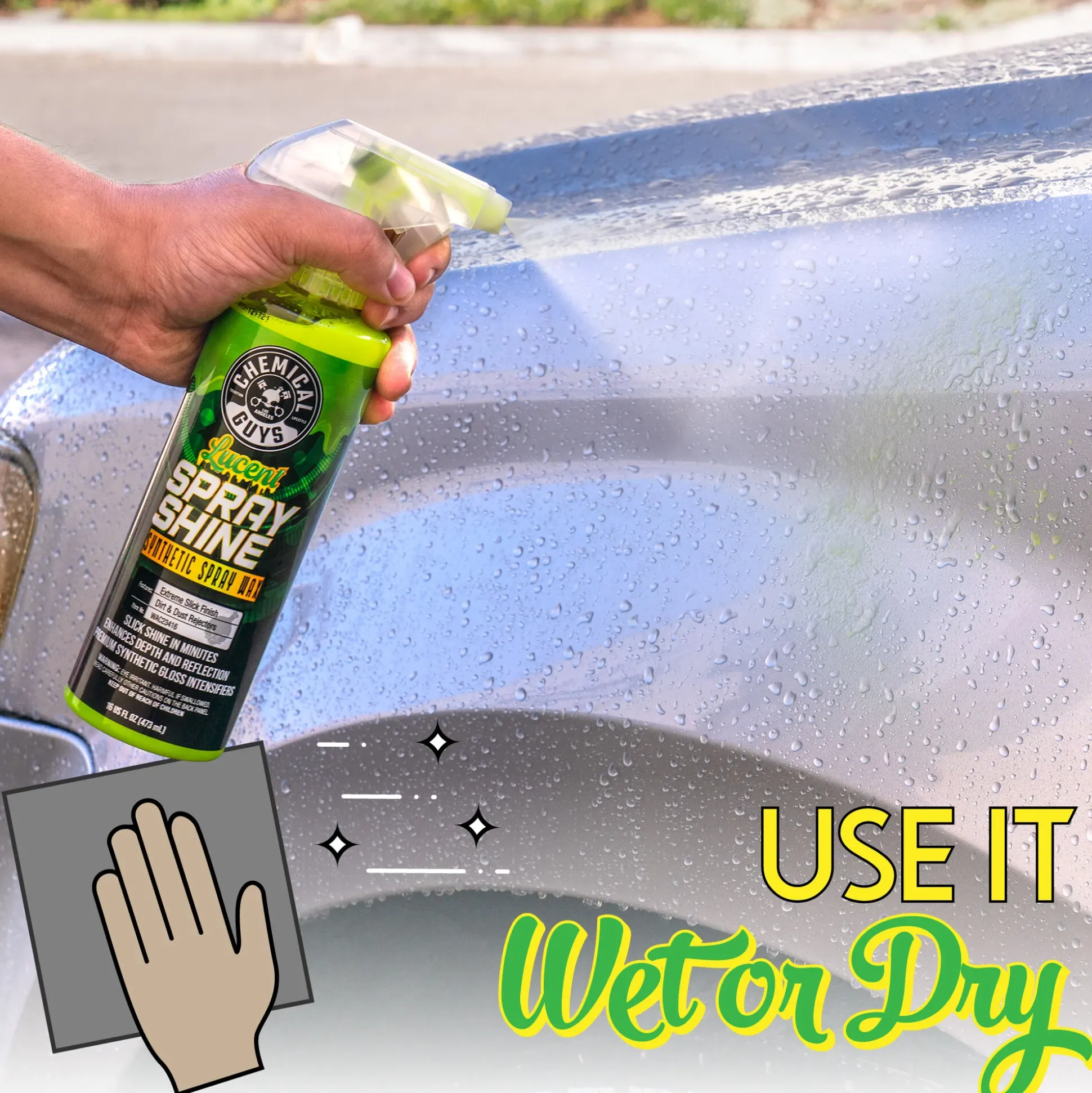 Lucent Spray Shine Synthetic Spray Wax