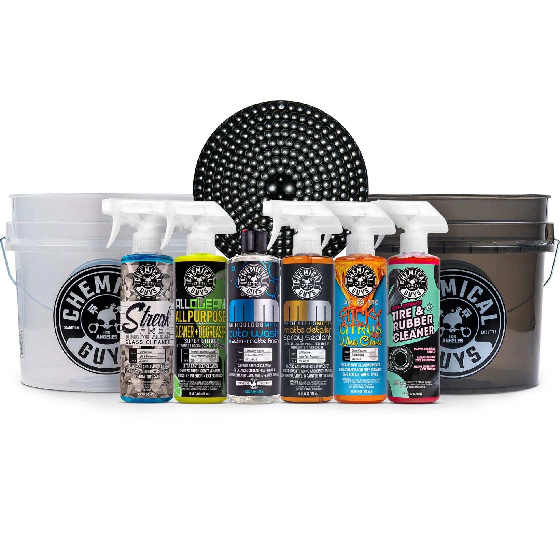 Matte Car Care Bucket Wash Arsenal Kit