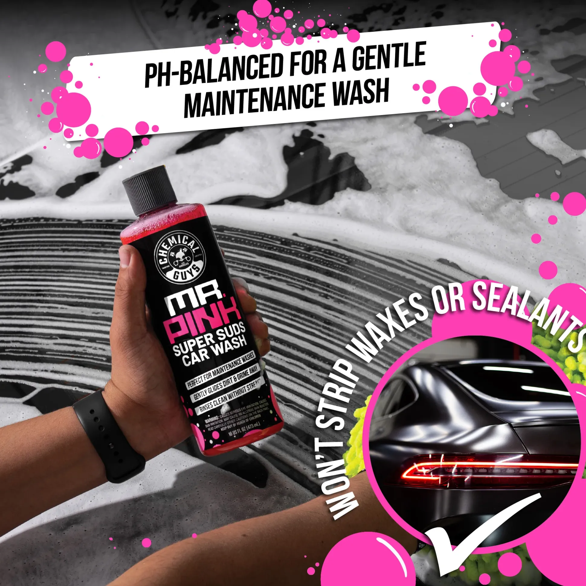 Mr. Pink Car Wash Shampoo