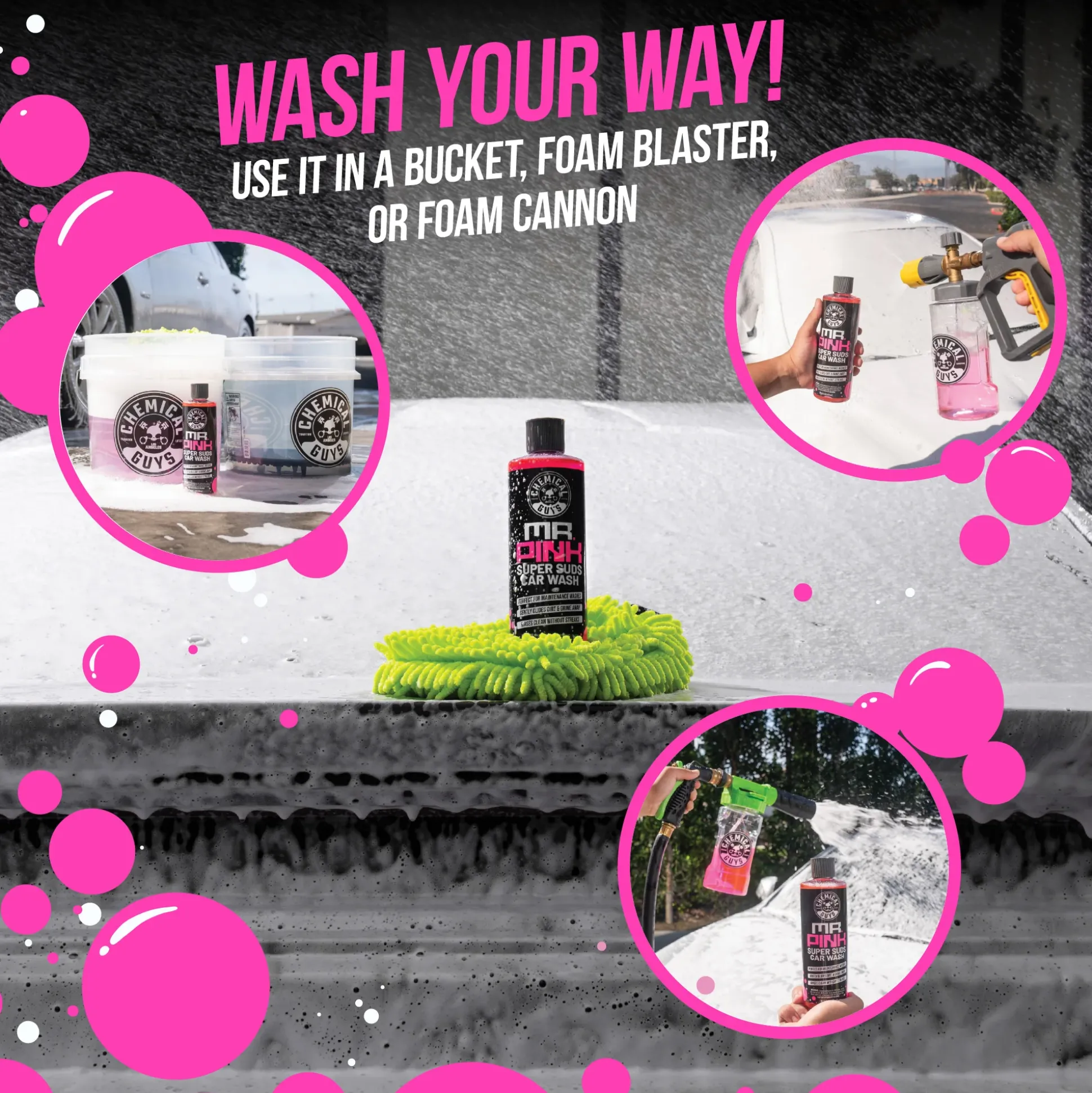 Mr. Pink Car Wash Shampoo