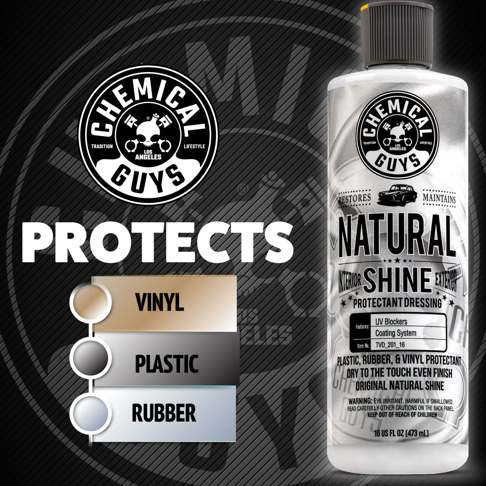 Natural Shine New Look Shine Plastic, Rubber, Vinyl Dressing