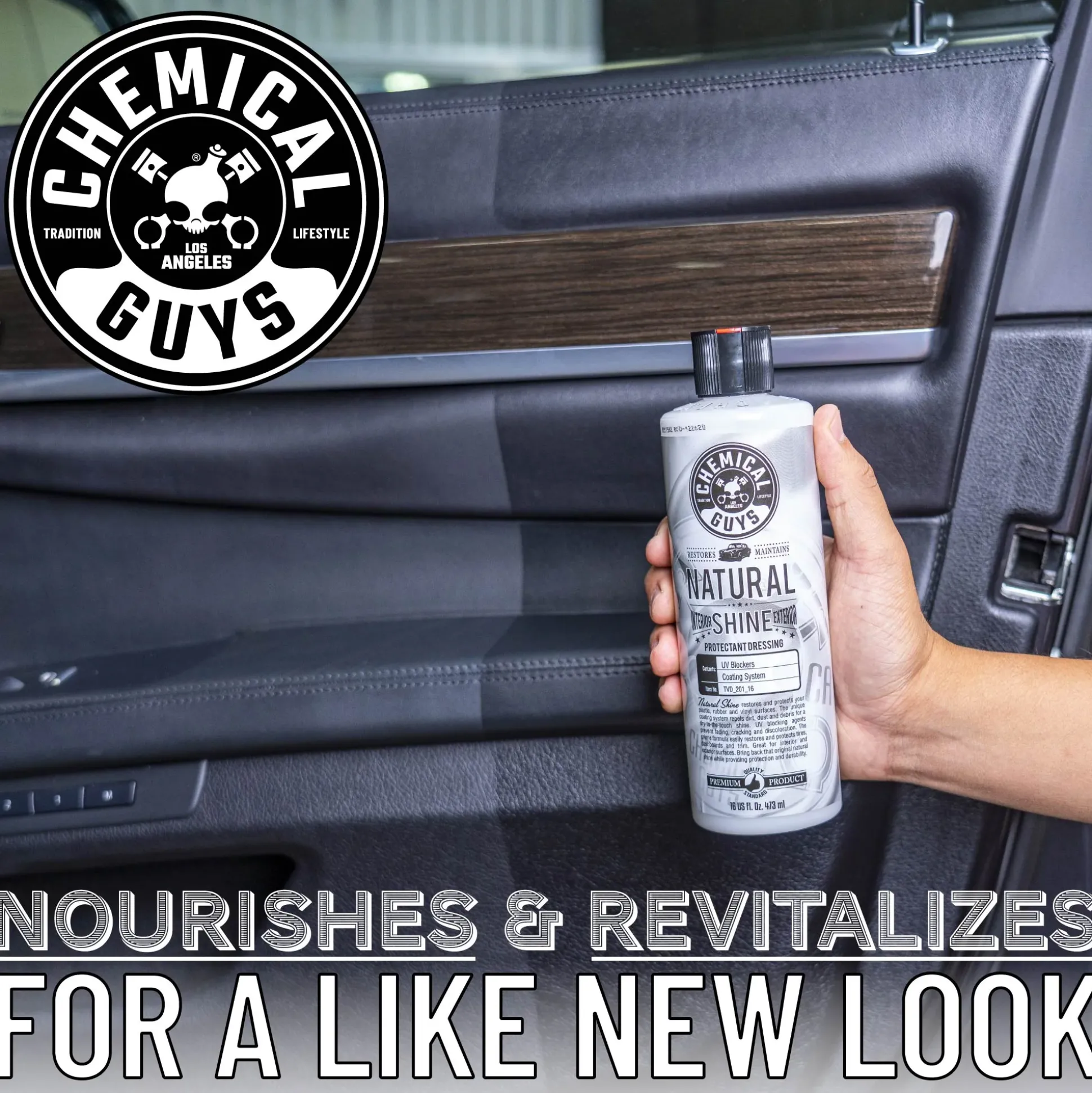 Natural Shine New Look Shine Plastic, Rubber, Vinyl Dressing