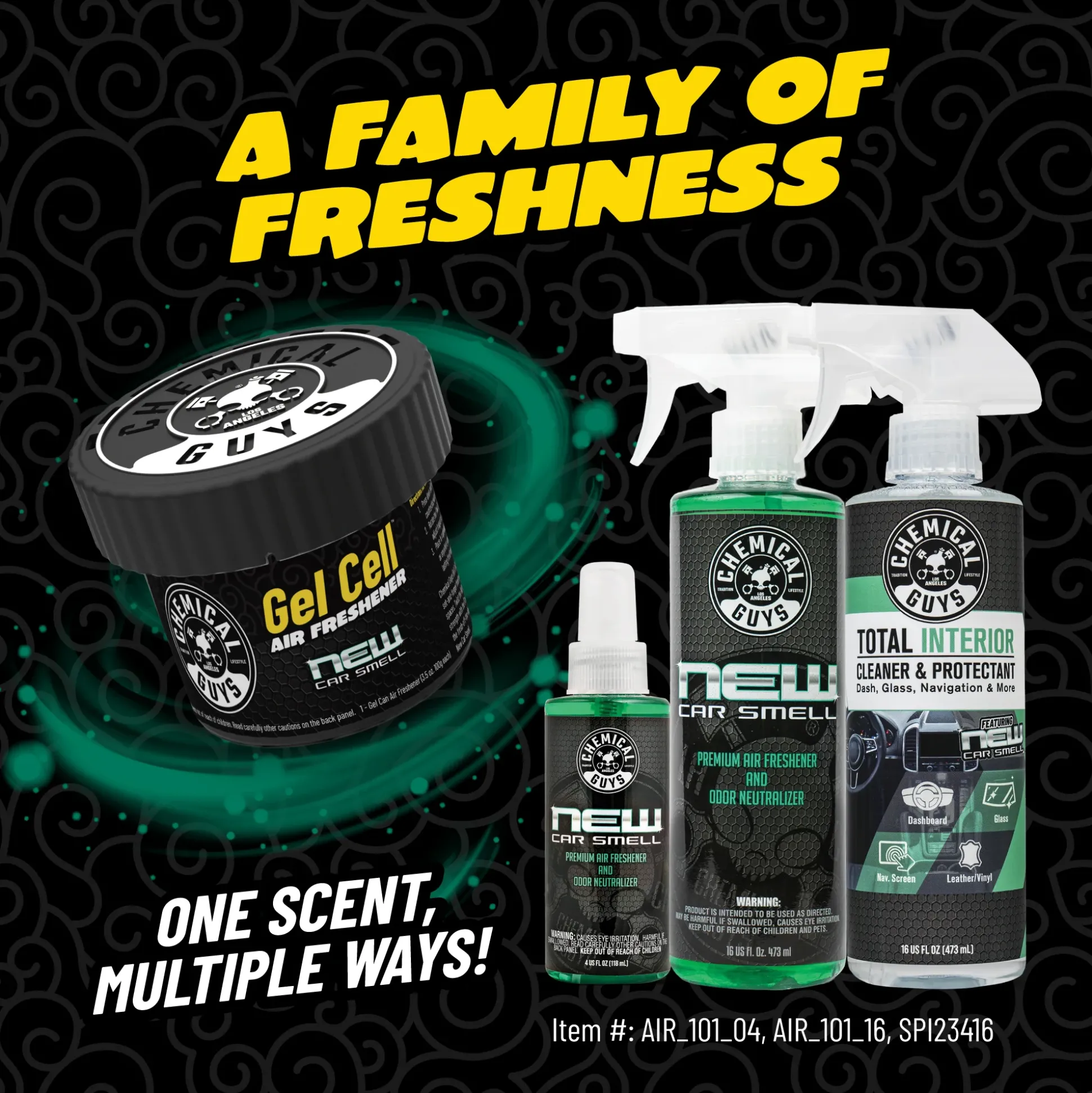 New Car Smell Gel Cell Air Freshener