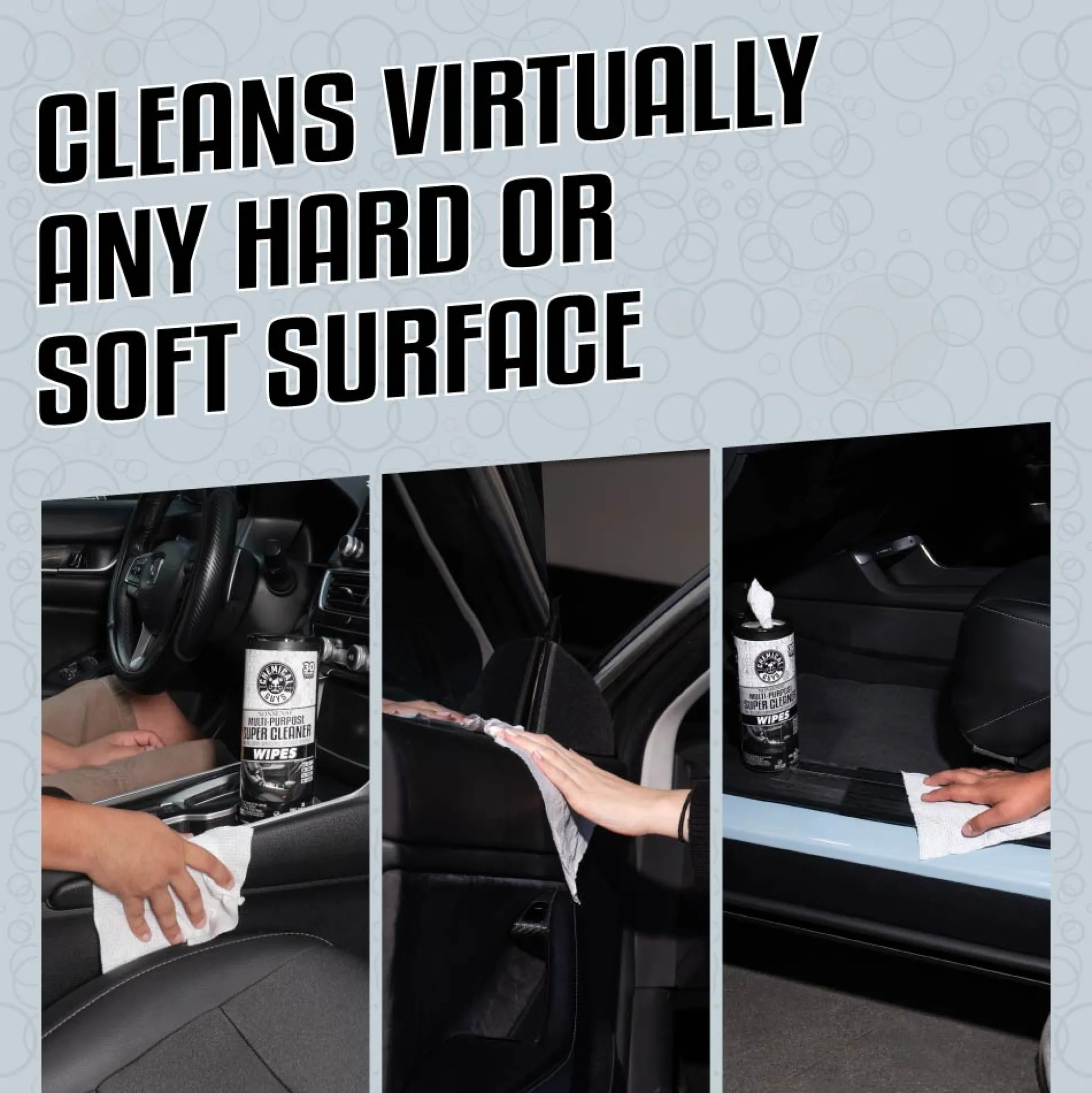Nonsense Multi-Purpose Super Cleaner Wipes 3-Pack Kit