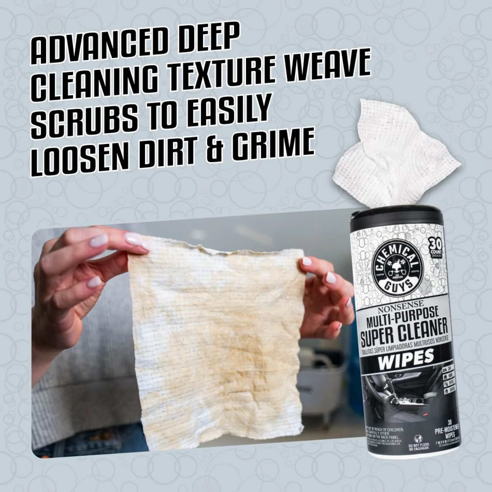 Nonsense Multi-Purpose Super Cleaner Wipes 3-Pack Kit