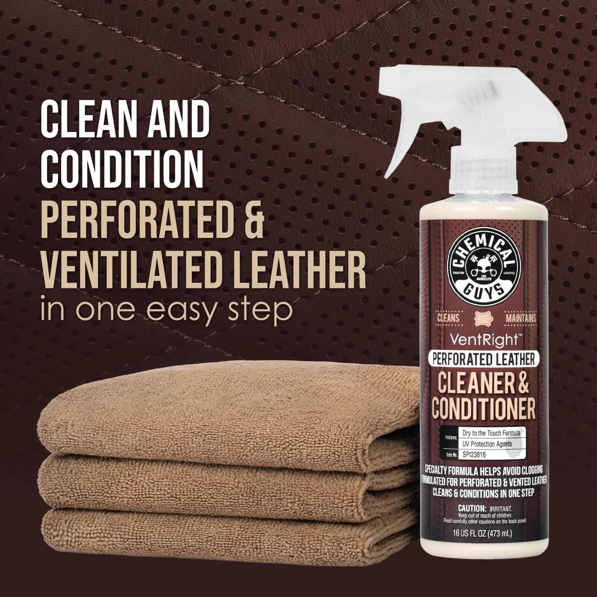 Perforated Leather Care Kit