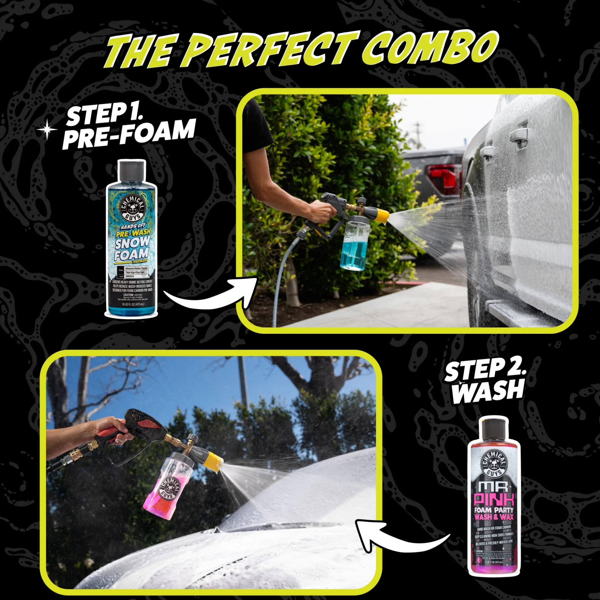 Pre-Wash Snow Foam Blaster Bundle