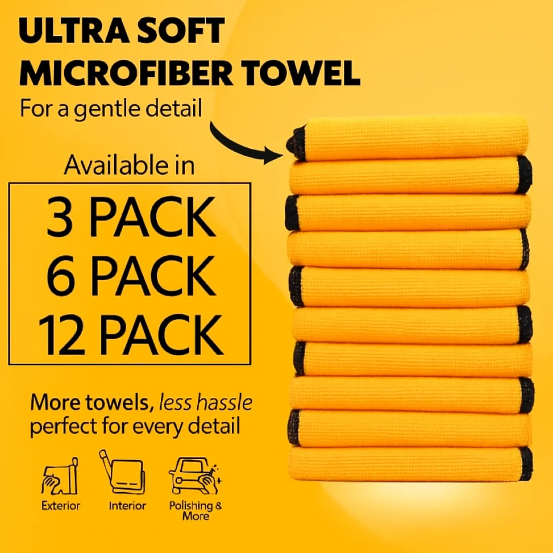 Professional Grade Microfiber Towels