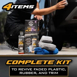 Rapid Black Trim & Plastic Restoration Kit
