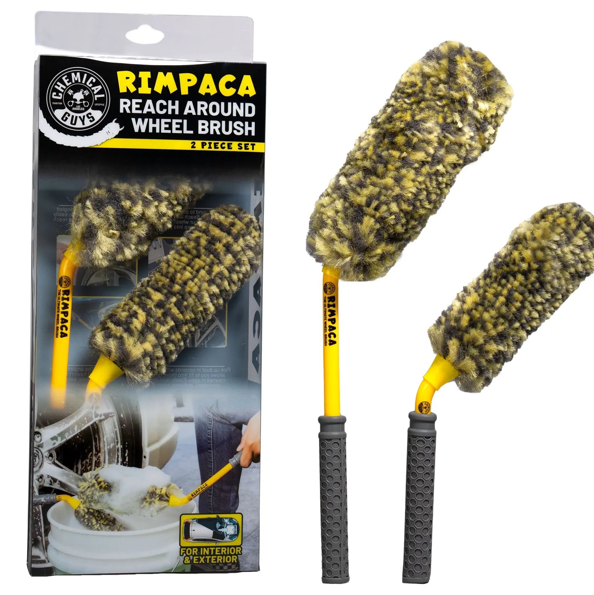 Rimpaca Reach Around Wheel Brush 2-Piece Set